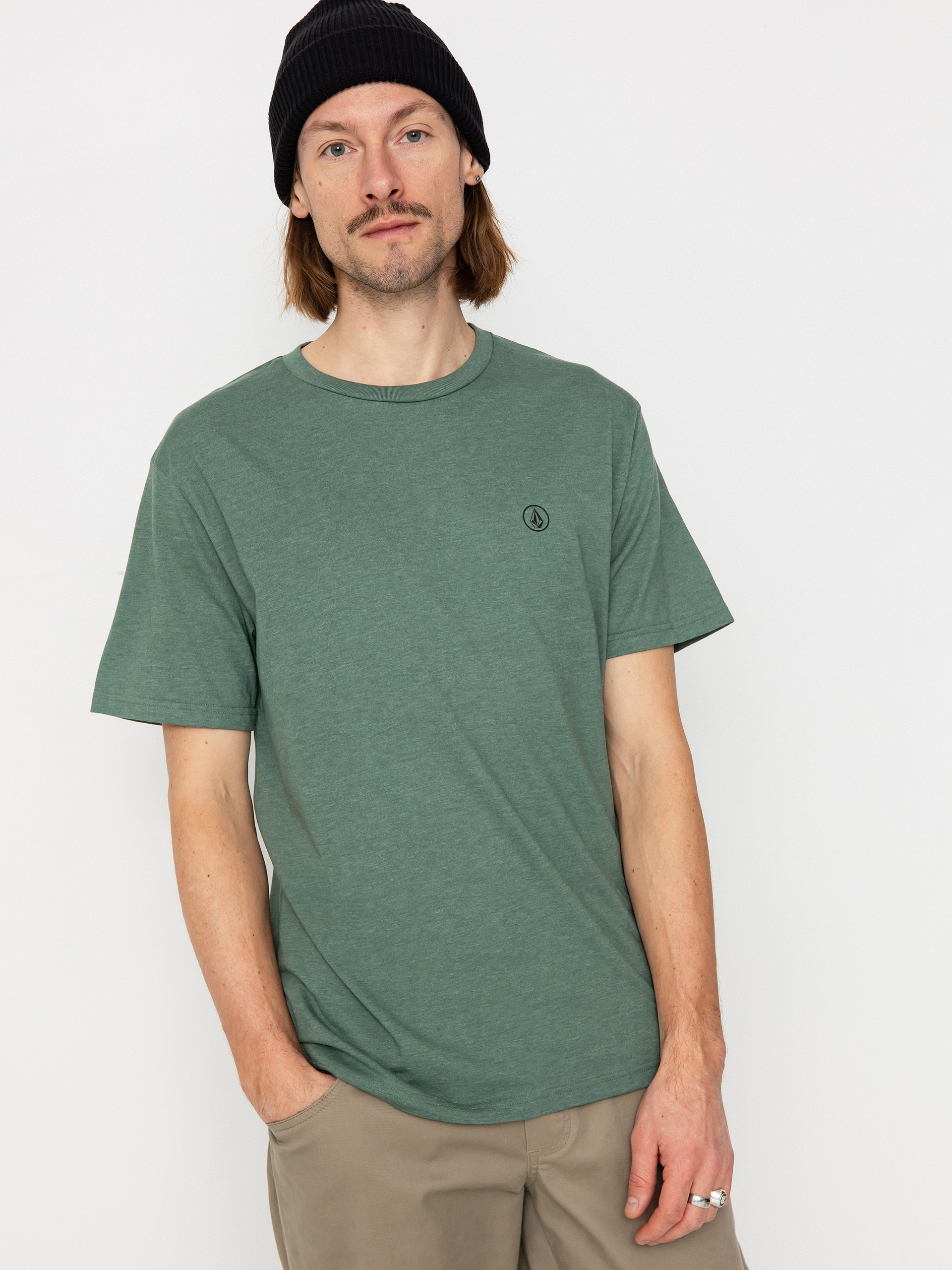 Volcom Circle Blanks Hth T-Shirt (fir green)