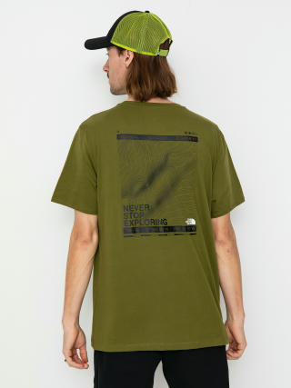 The North Face Foundation Coordinates Graphic T-Shirt (forest olive)