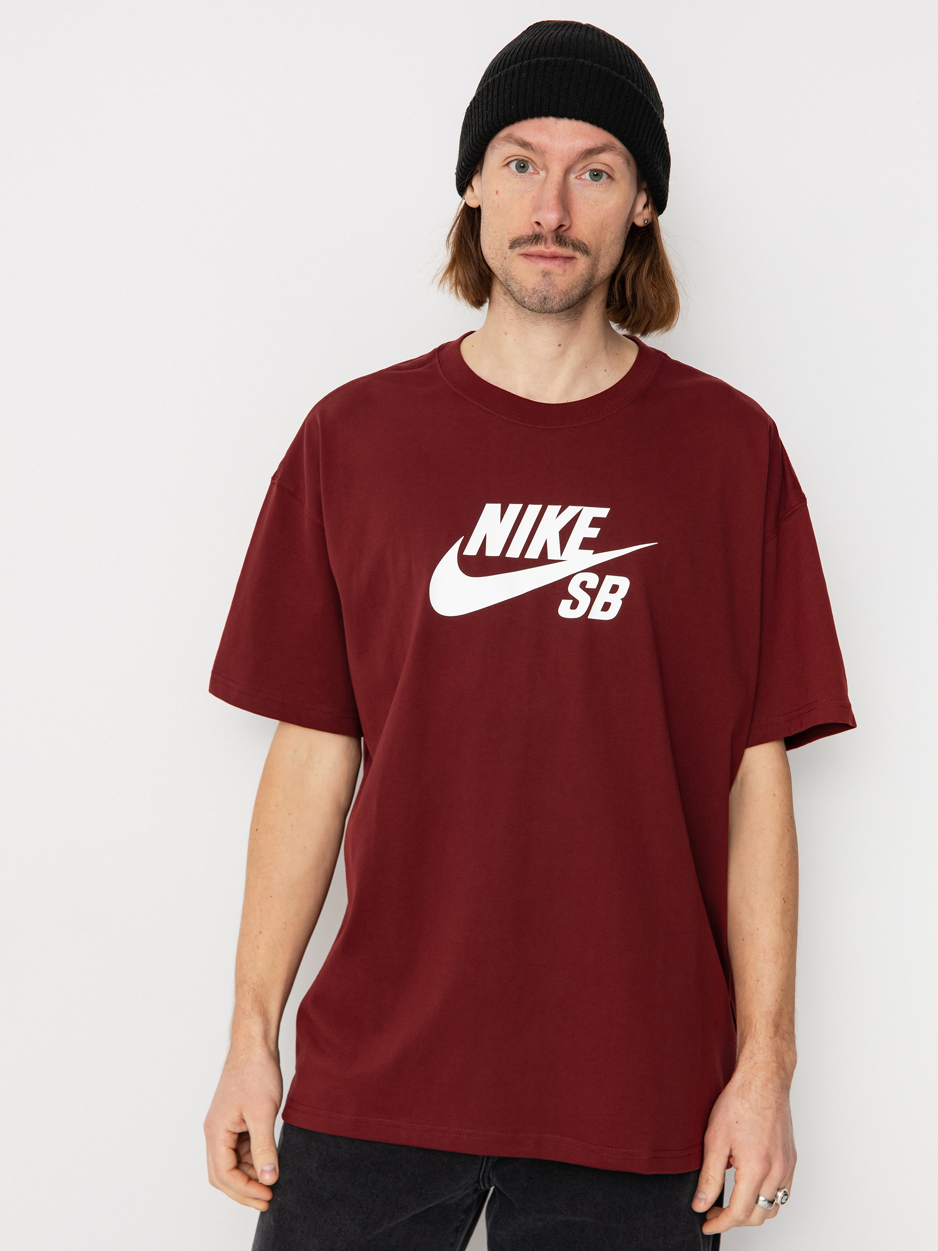 Nike SB T-Shirt Logo HBR (dark team red)