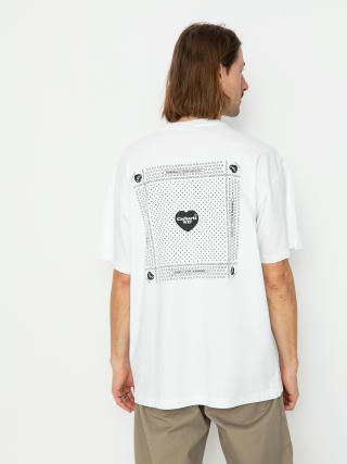 Carhartt WIP Heart Bandana T-shirt (white/black)
