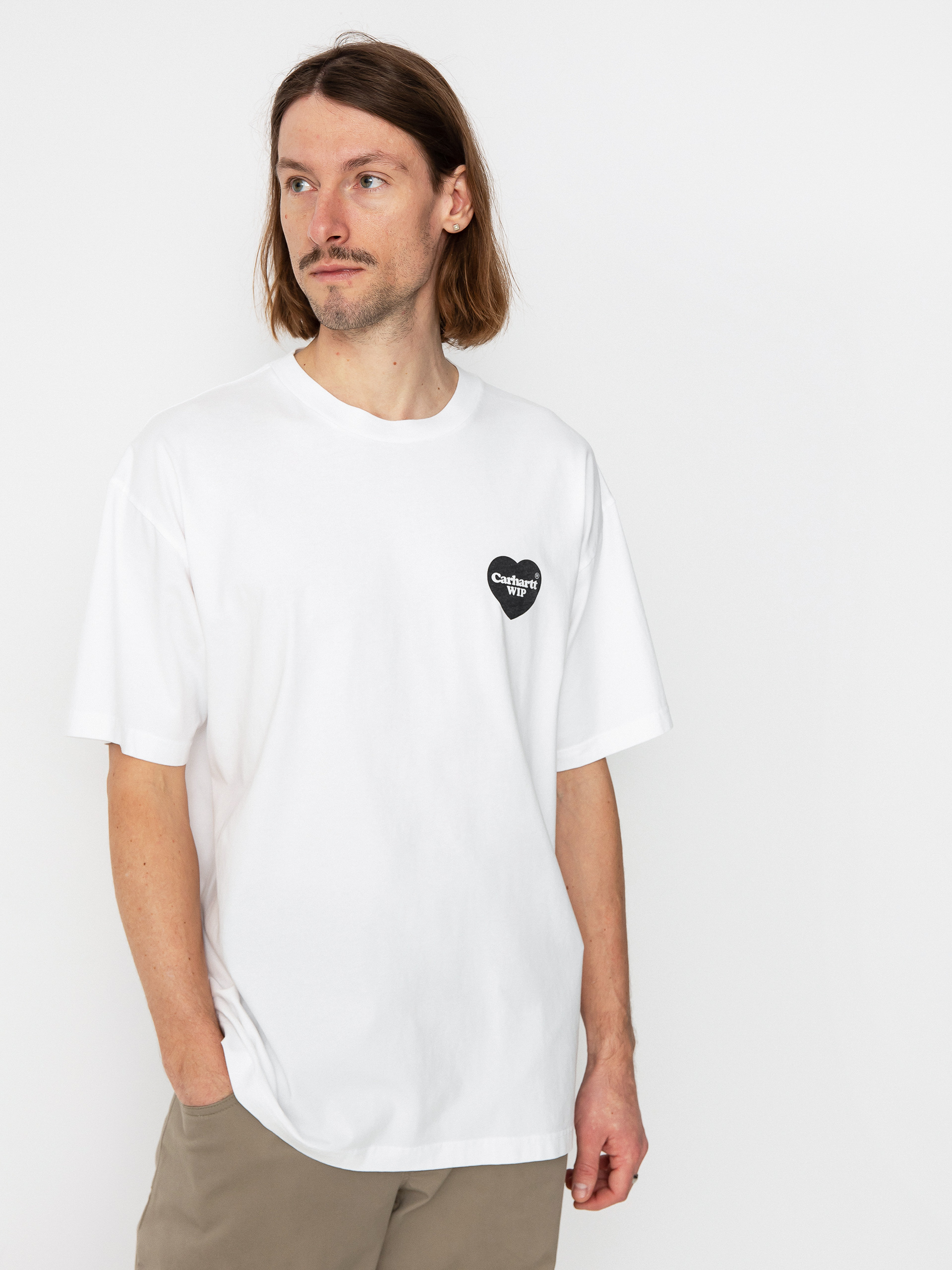Carhartt WIP Heart Bandana T-shirt (white/black)