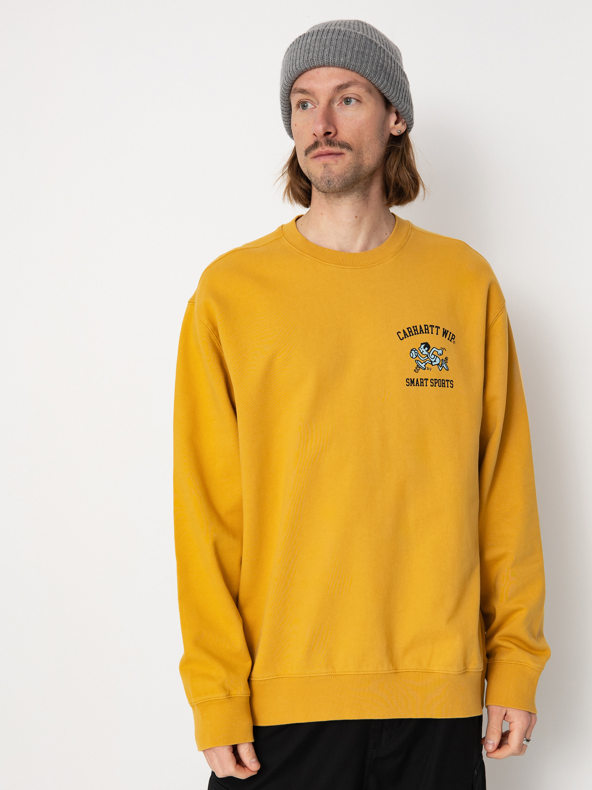 Carhartt WIP Smart Sports Sweatshirt - yellow (sunray)