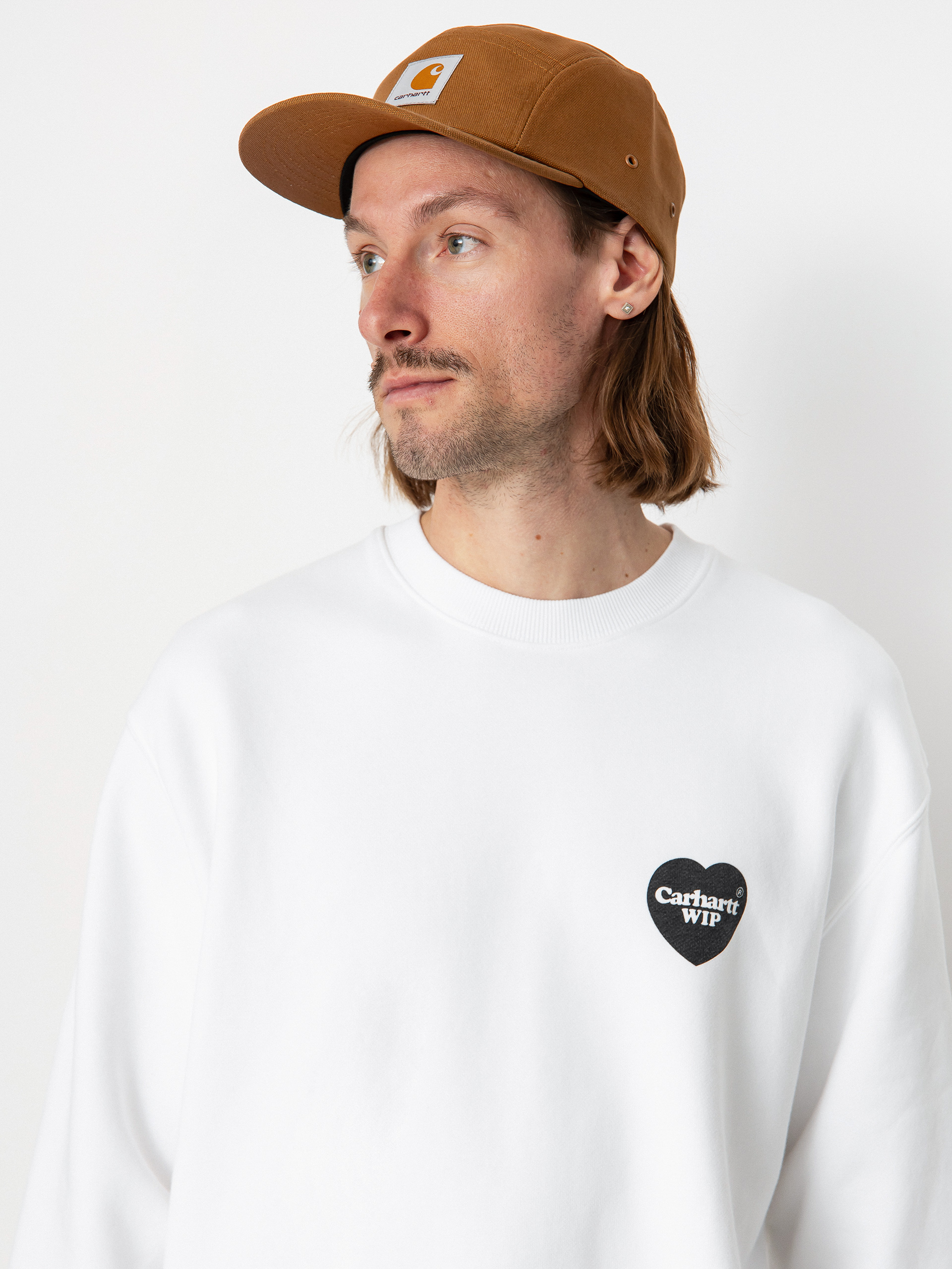Carhartt WIP Heart Bandana Sweatshirt (white/black)