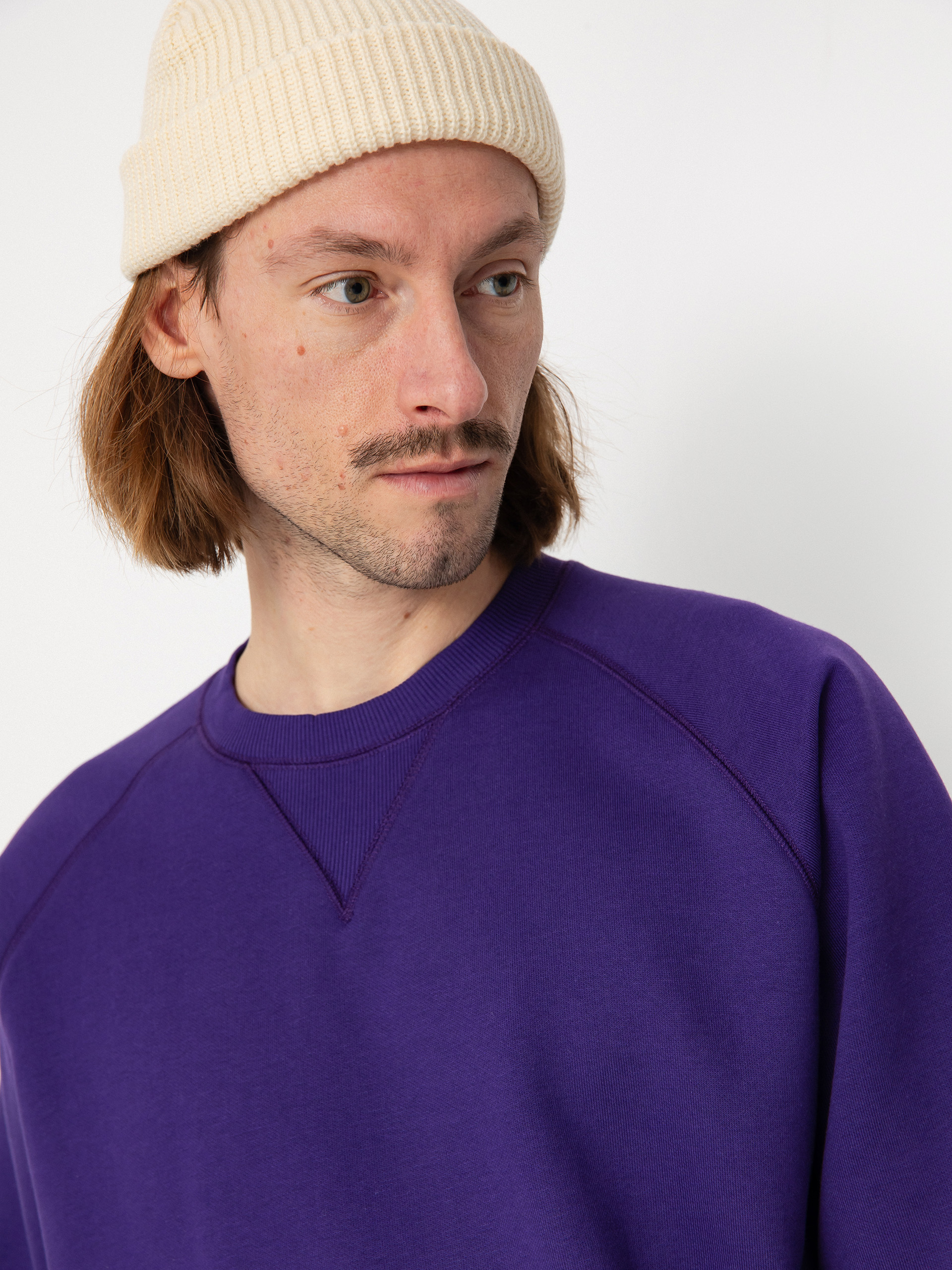 Carhartt WIP Chase Sweatshirt (tyrian/gold)