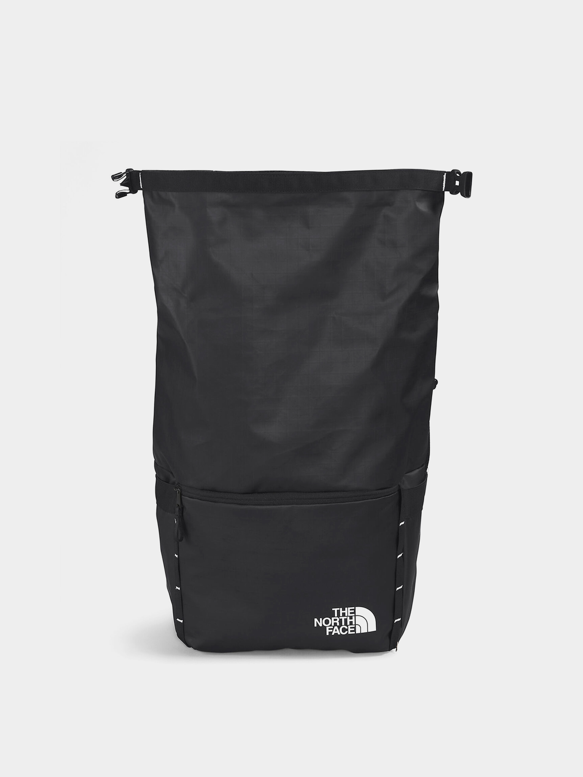 The North Face Backpack Base Camp Voyager Rolltop black tnf black tnf white