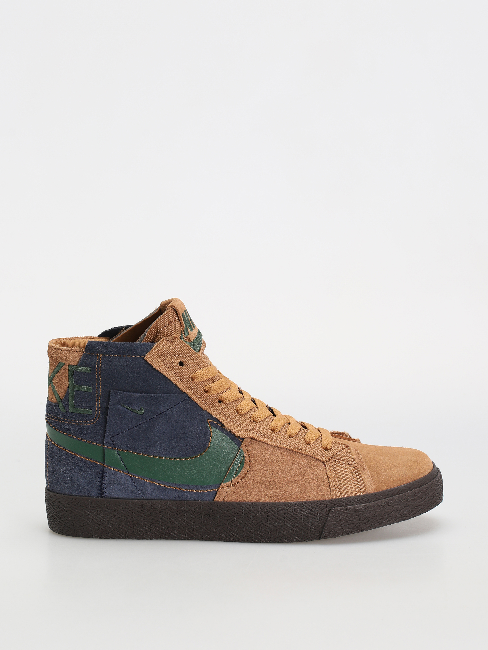 Nike SB Zoom Blazer Mid Prm Schuhe (legend dk brown/fir obsidian)