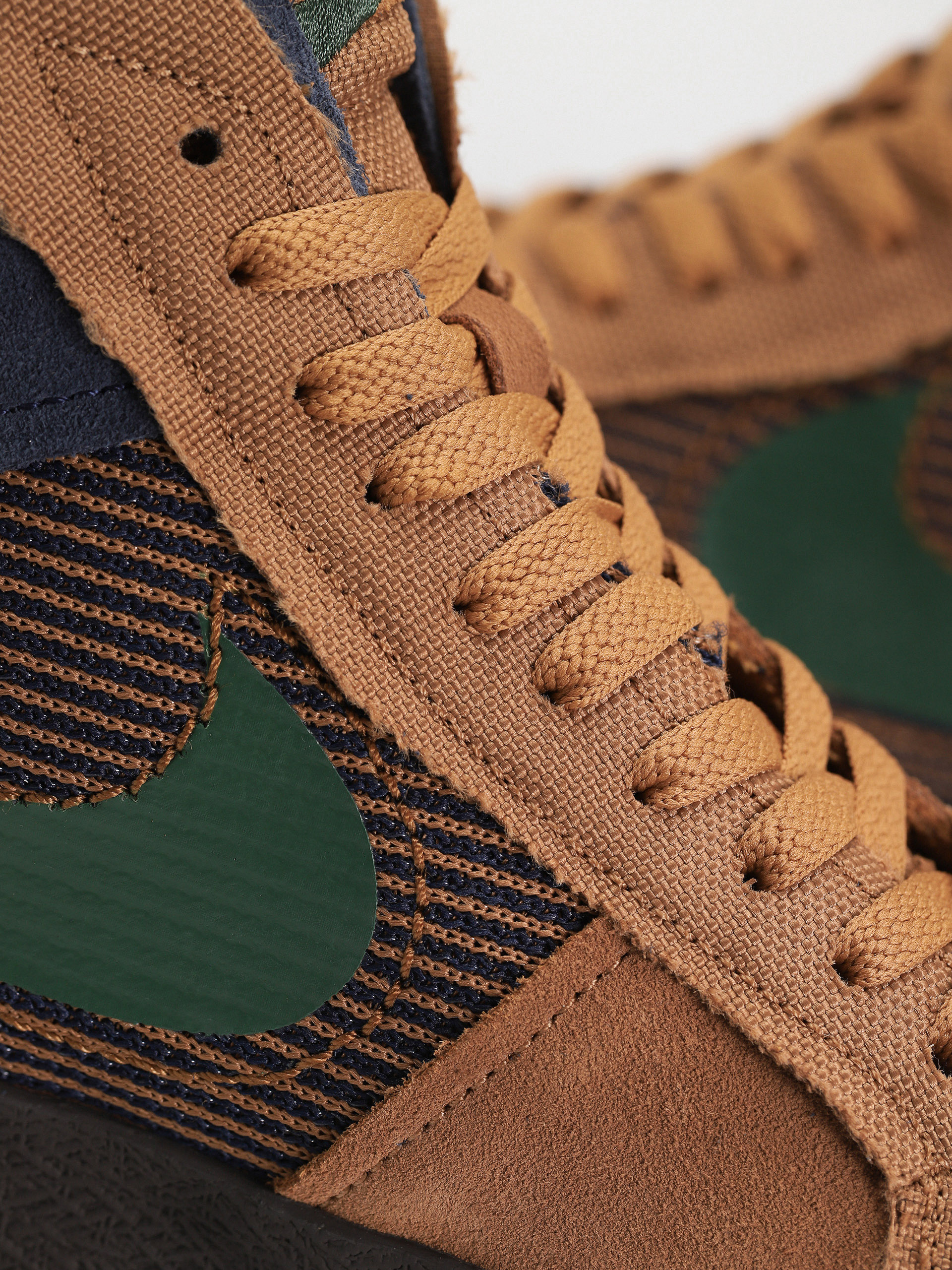 Nike SB Zoom Blazer Mid Prm Shoes (legend dk brown/fir obsidian)