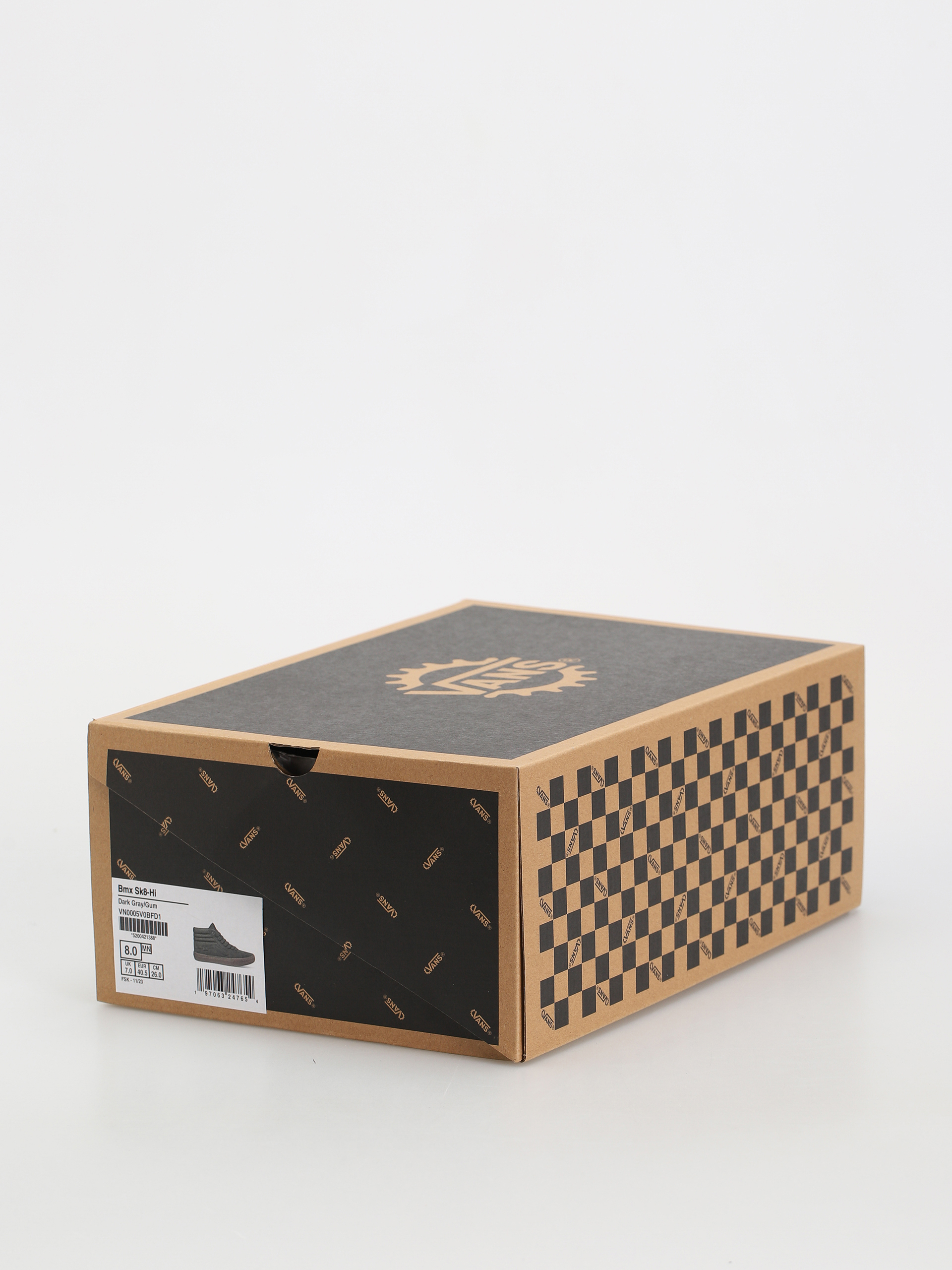 Vans Bmx Sk8 Hi Shoes (dark gray/gum)