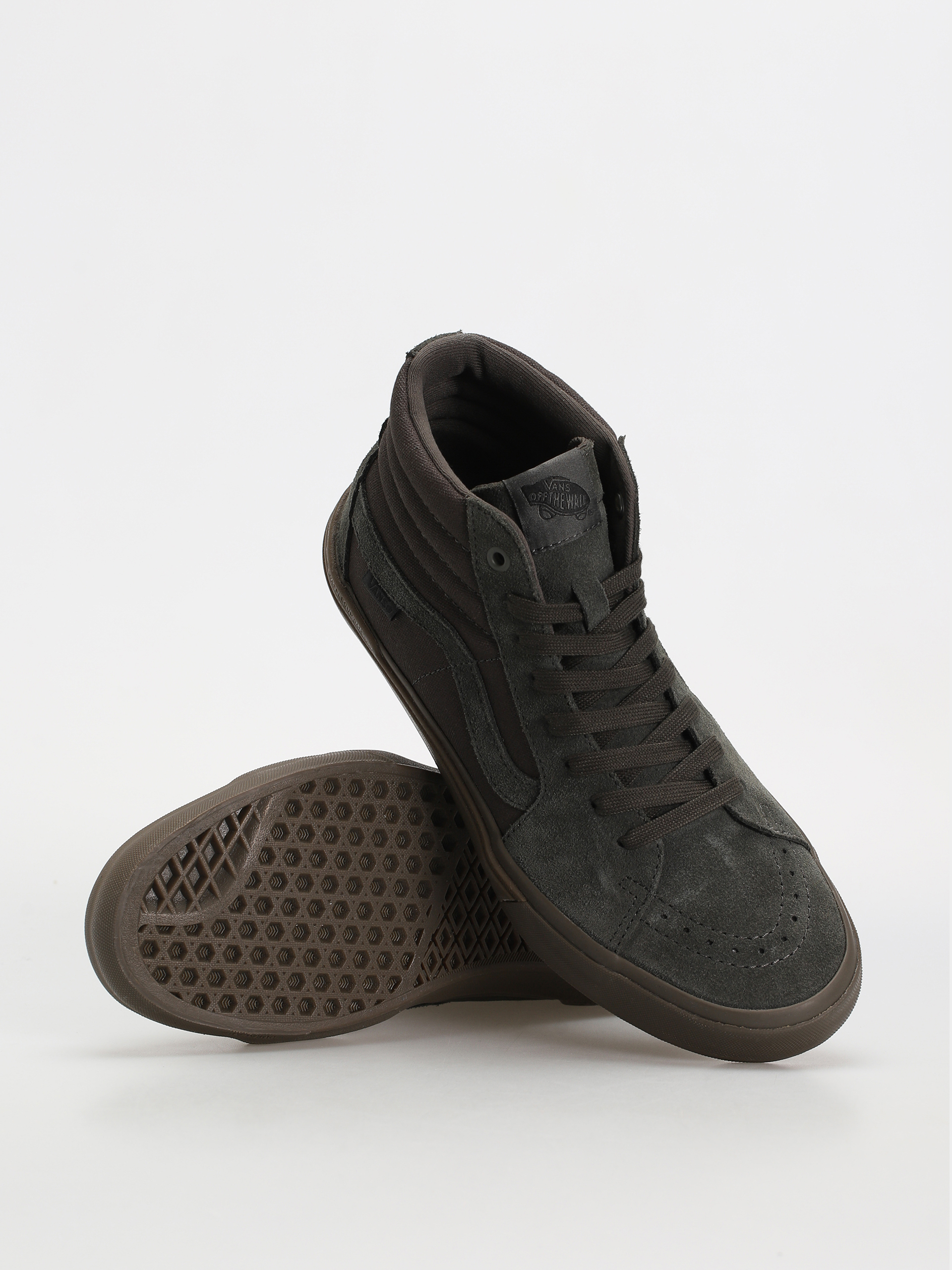 Vans Bmx Sk8 Hi Shoes (dark gray/gum)
