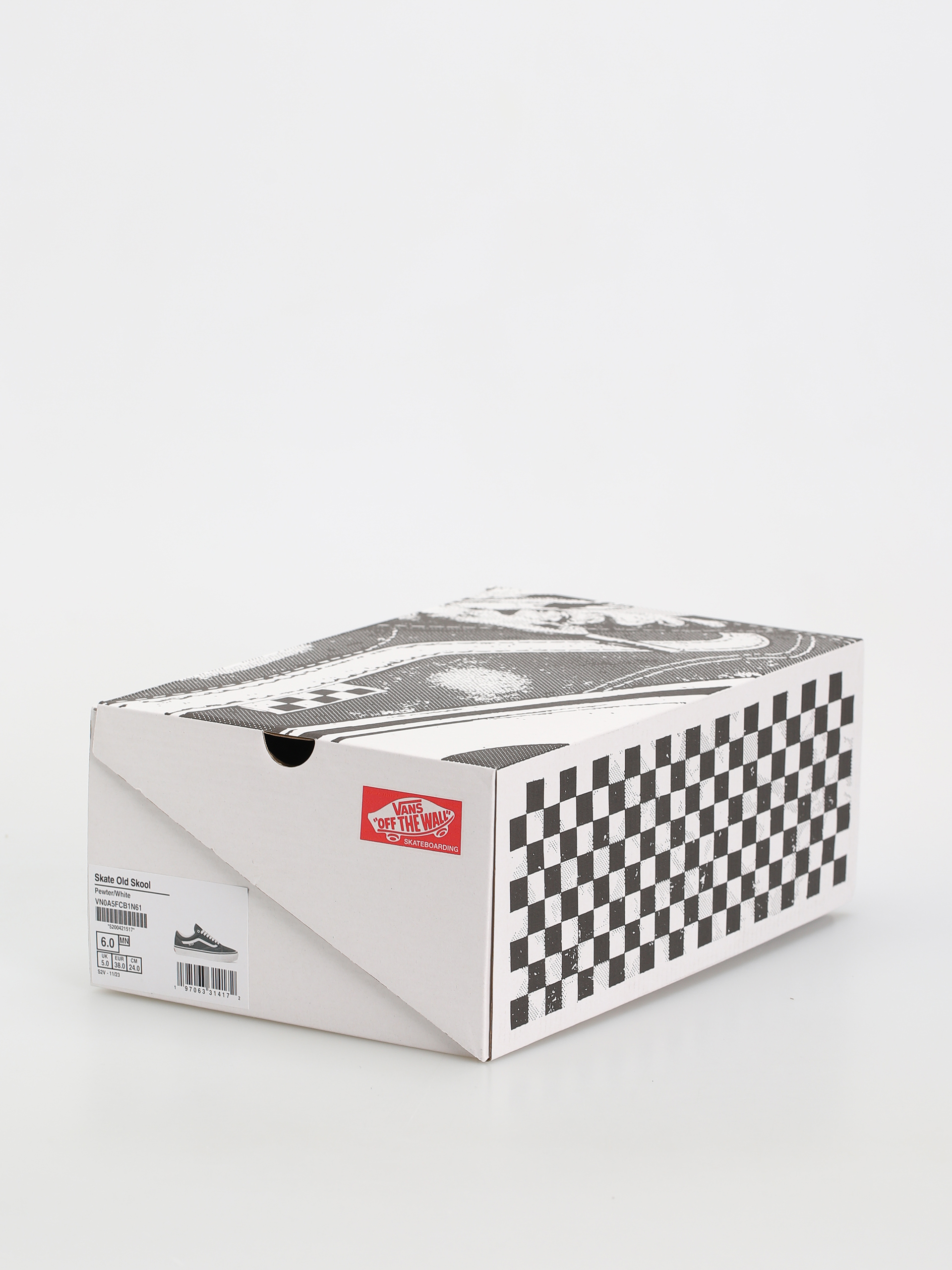 Vans Skate Old Skool Schuhe (pewter/white)