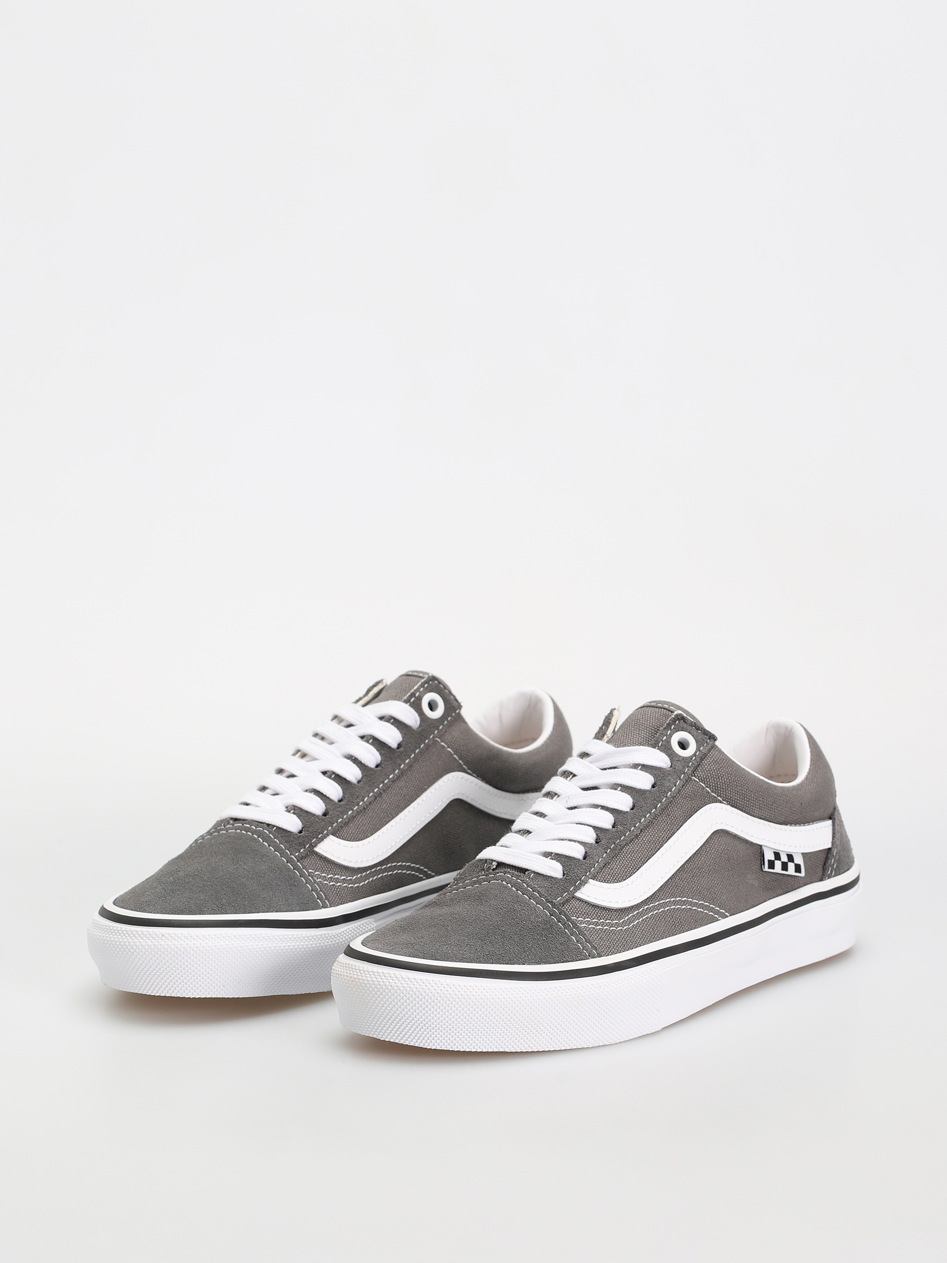 VANS★SKATE OLD SKOOL★兼用★PEWTER/WHITE VANS Men's Skate Old Skool Shoes Pewter / White VN0A5FCB1N6