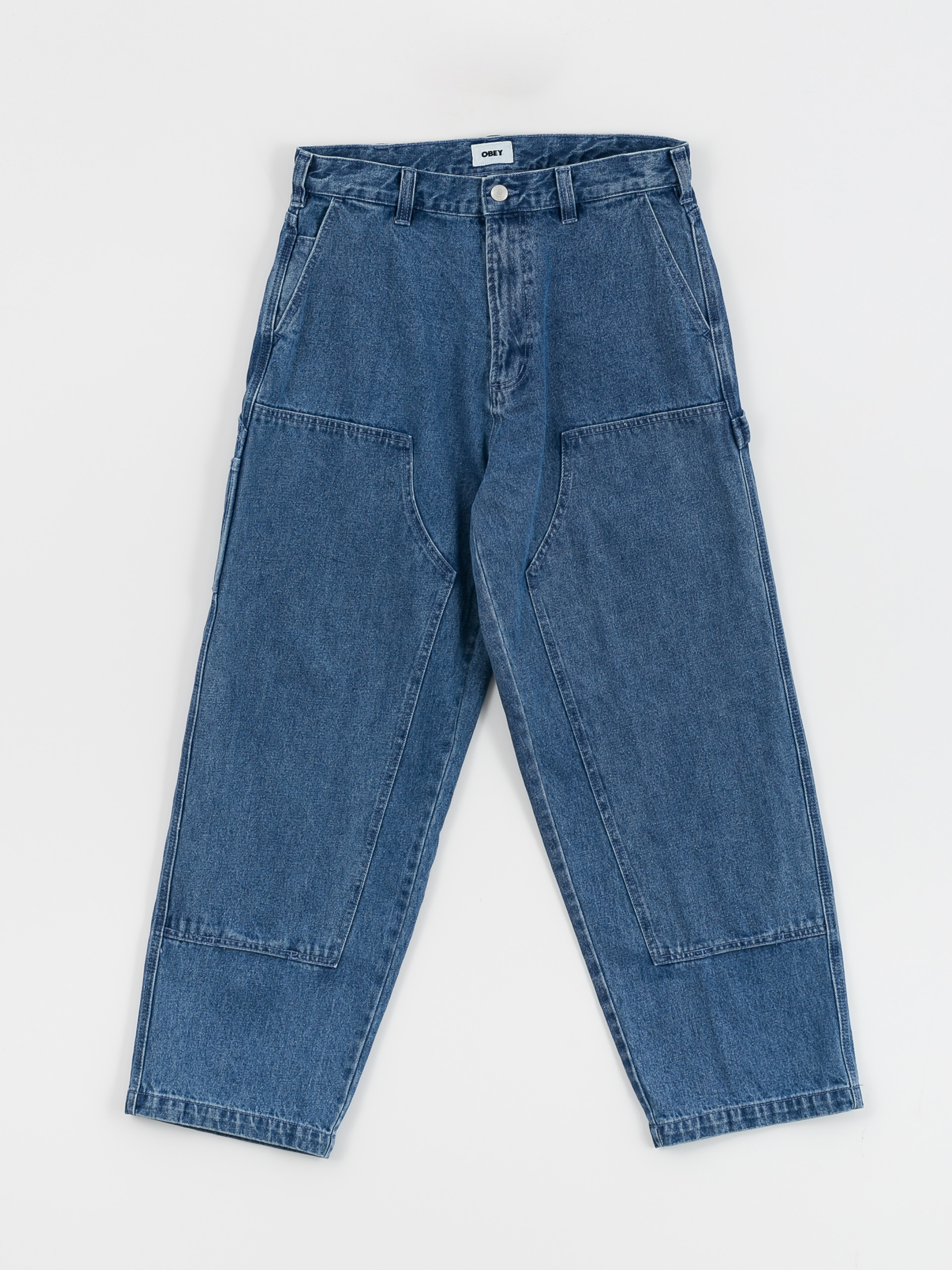 OBEY Bigwig Denim Carpenter Pants - blue (light indigo)