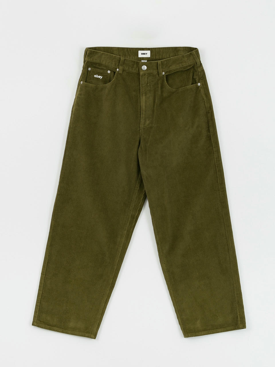 OBEY Bigwig Baggy Corduroy Hose (moss green)