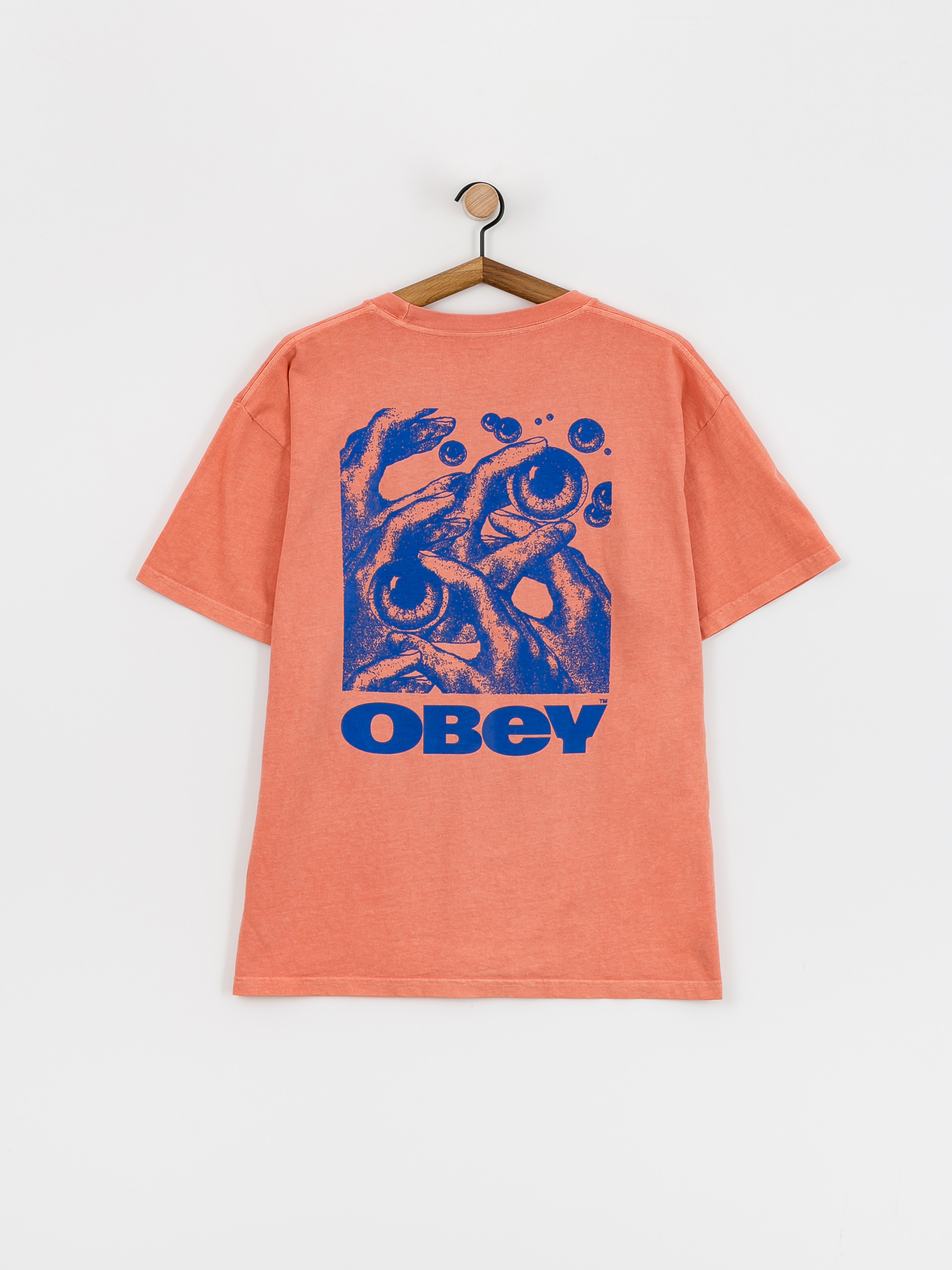 OBEY Eyes In My Head T-Shirt (pigment sunset coral)