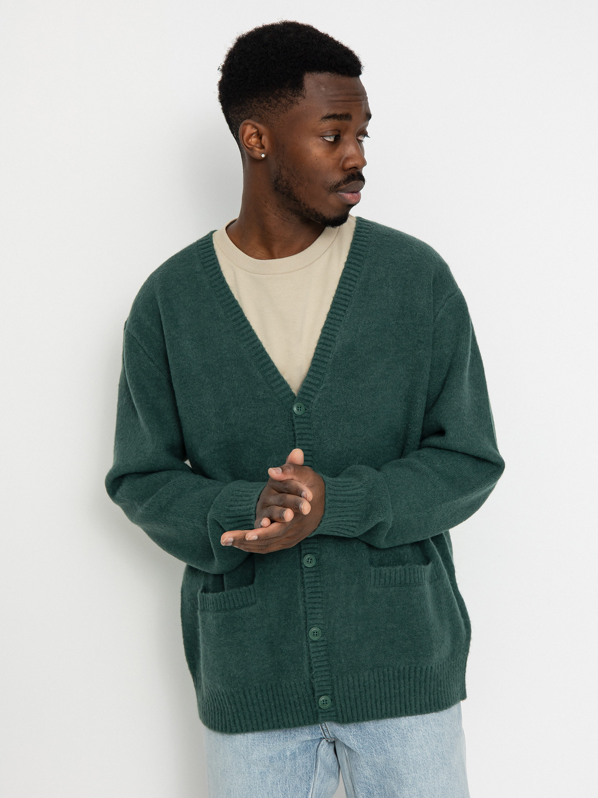 Vans Havenwood Cardigan Sweatshirt (bistro green)