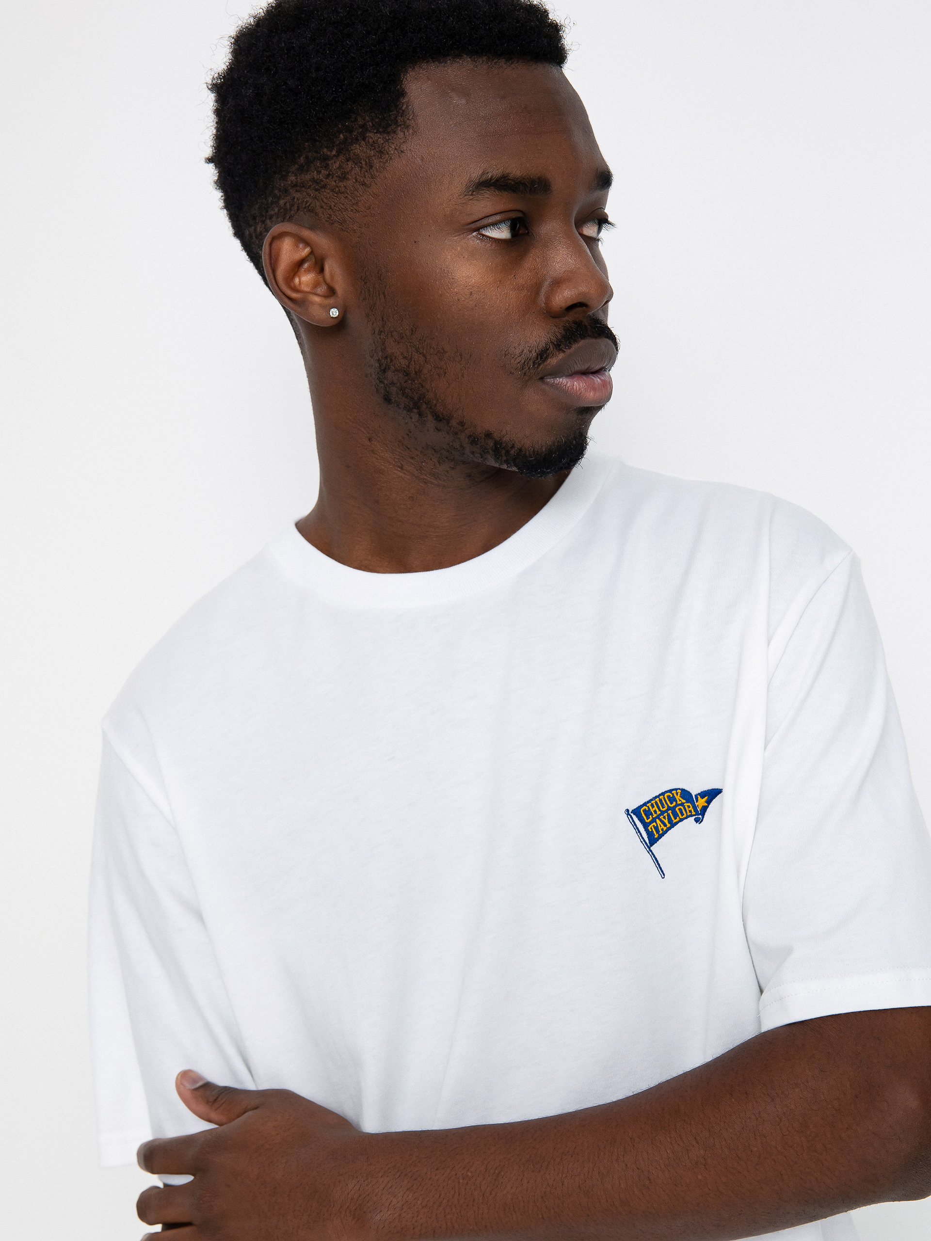 Converse T-Shirt Retro Chuck Flag (optical white)