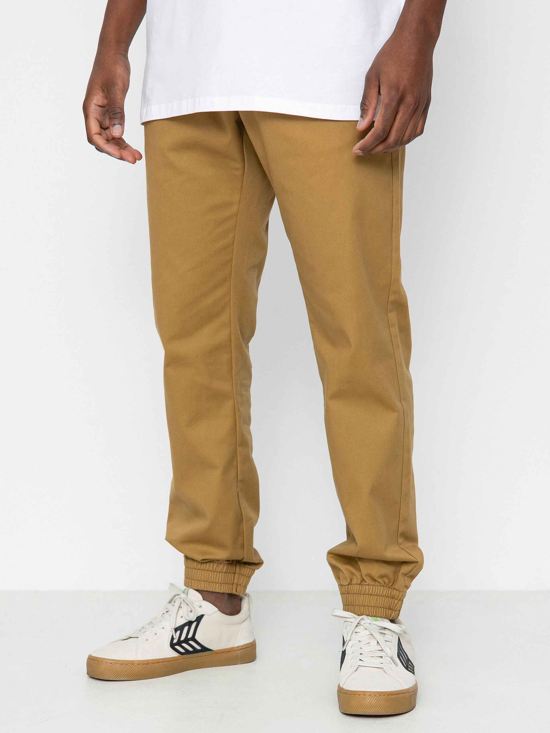 Volcom Frickin Slim Jogger Hose (dark khaki)