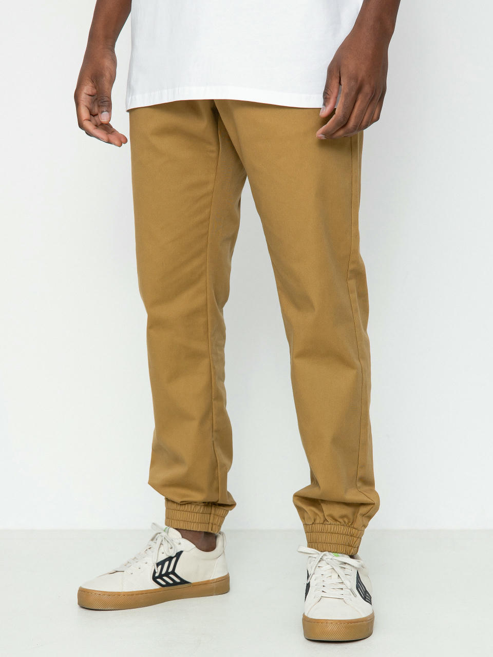 Volcom Frickin Slim Jogger Pants (dark khaki)