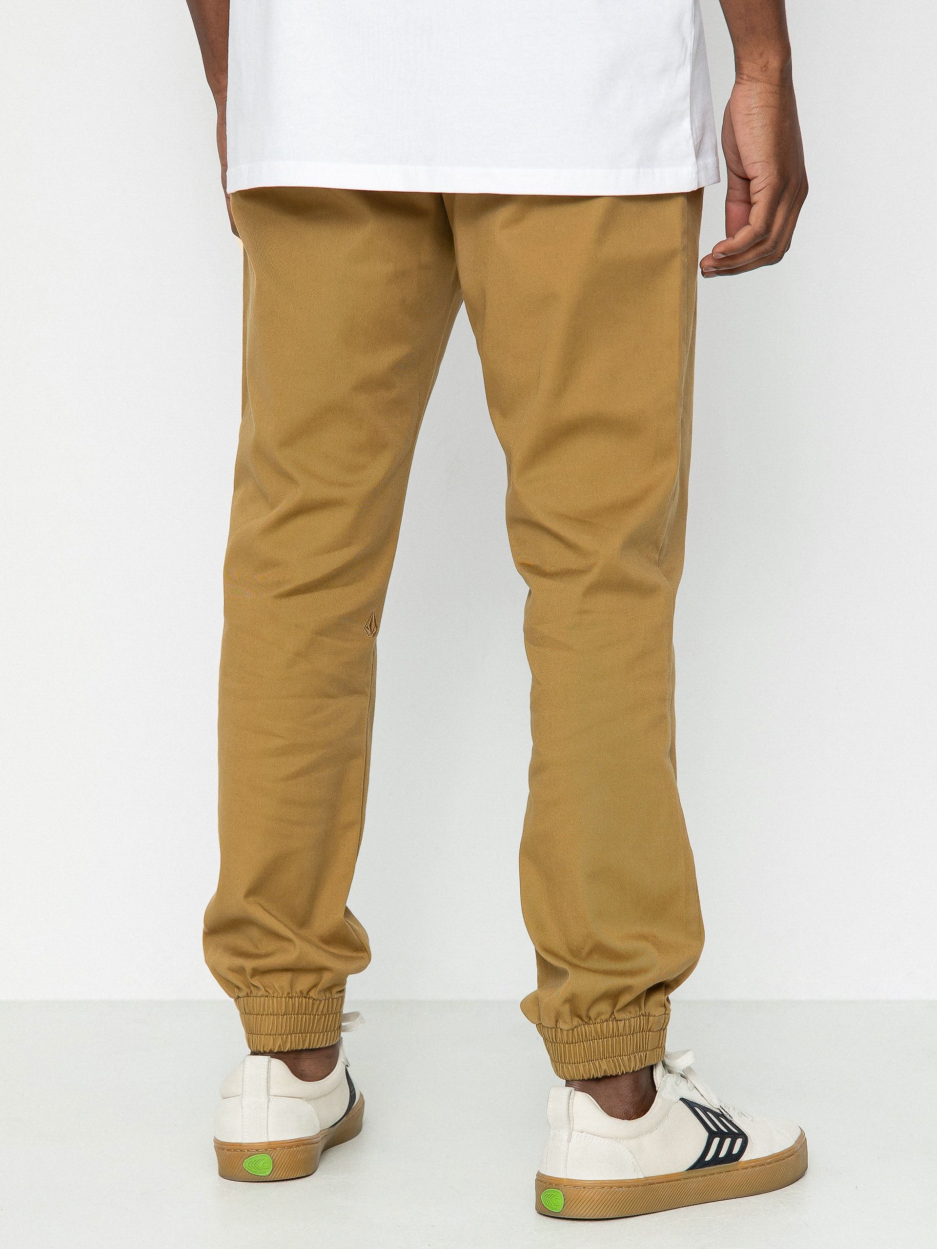 Volcom Frickin Slim Jogger Pants (dark khaki)