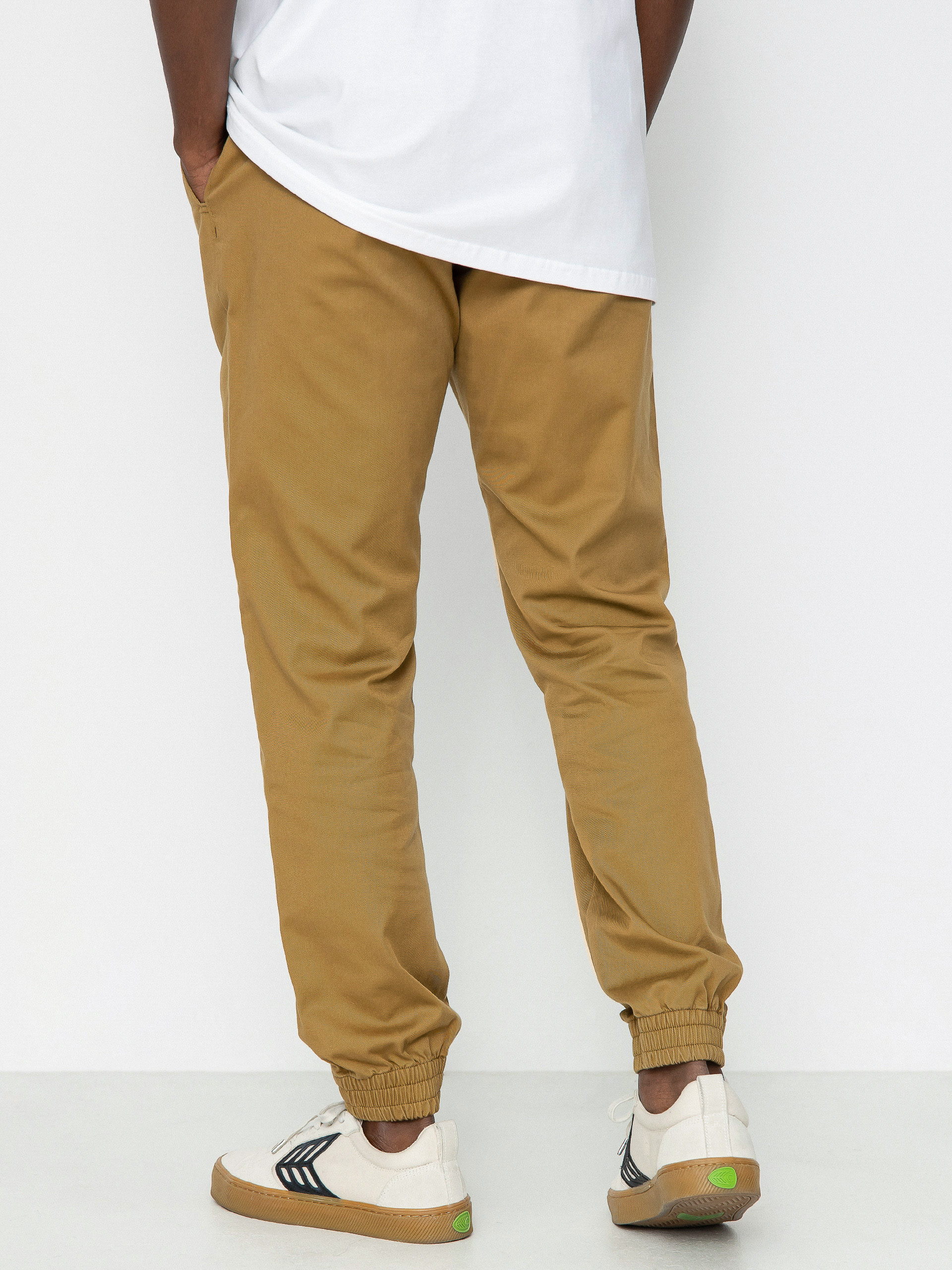 Volcom Frickin Slim Jogger Pants (dark khaki)