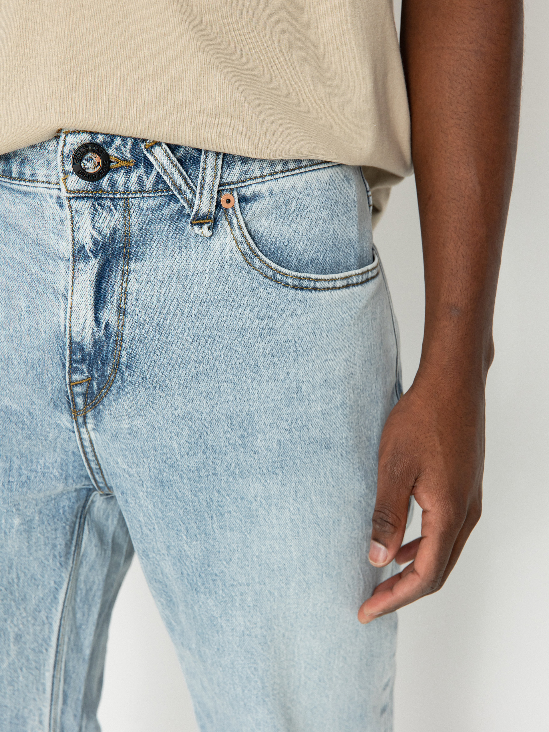 Volcom Hose Solver Denim (heavy worn faded)