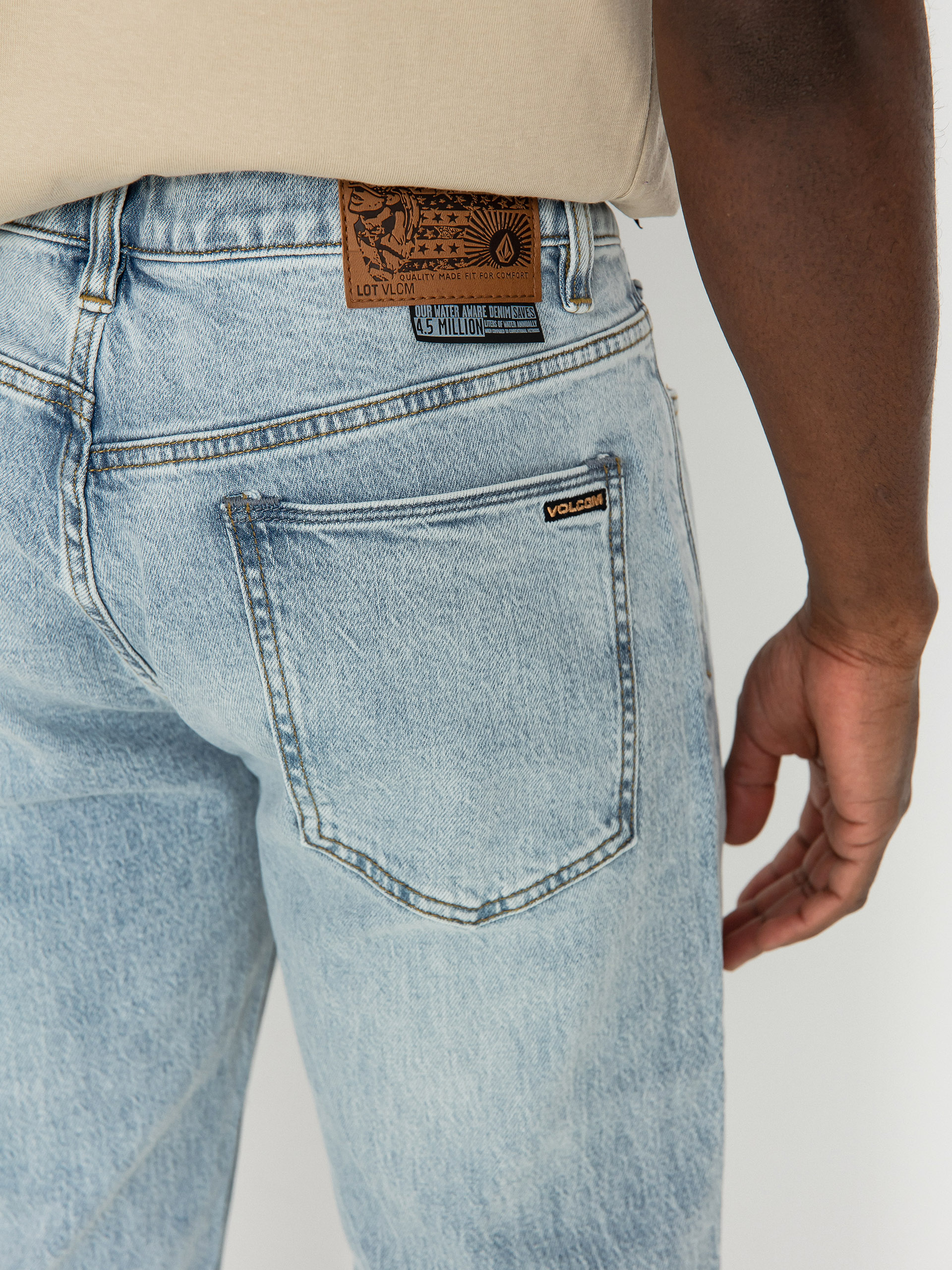 Volcom Hose Solver Denim (heavy worn faded)