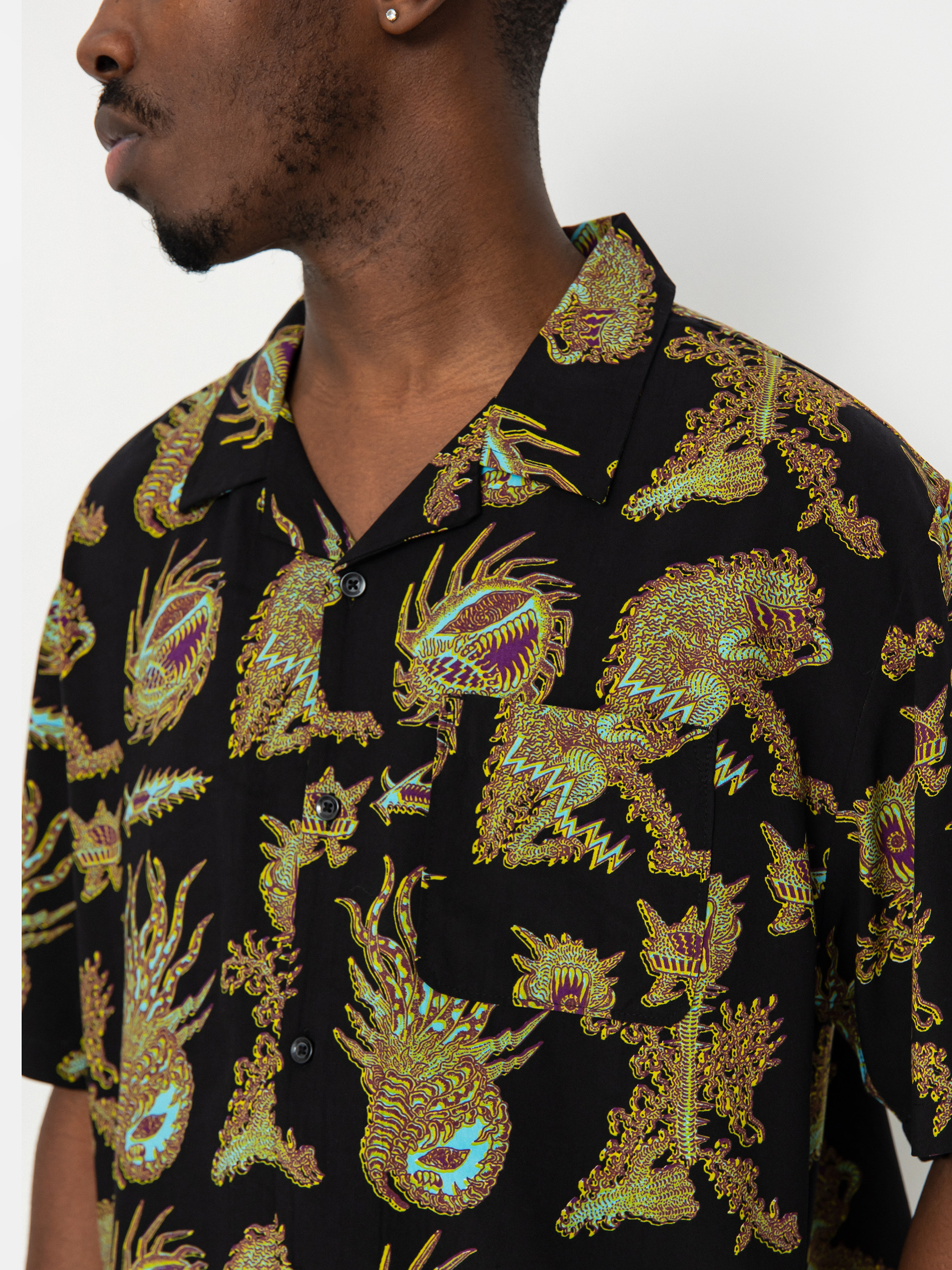 Volcom Fa Tetsunori Hemd (black)