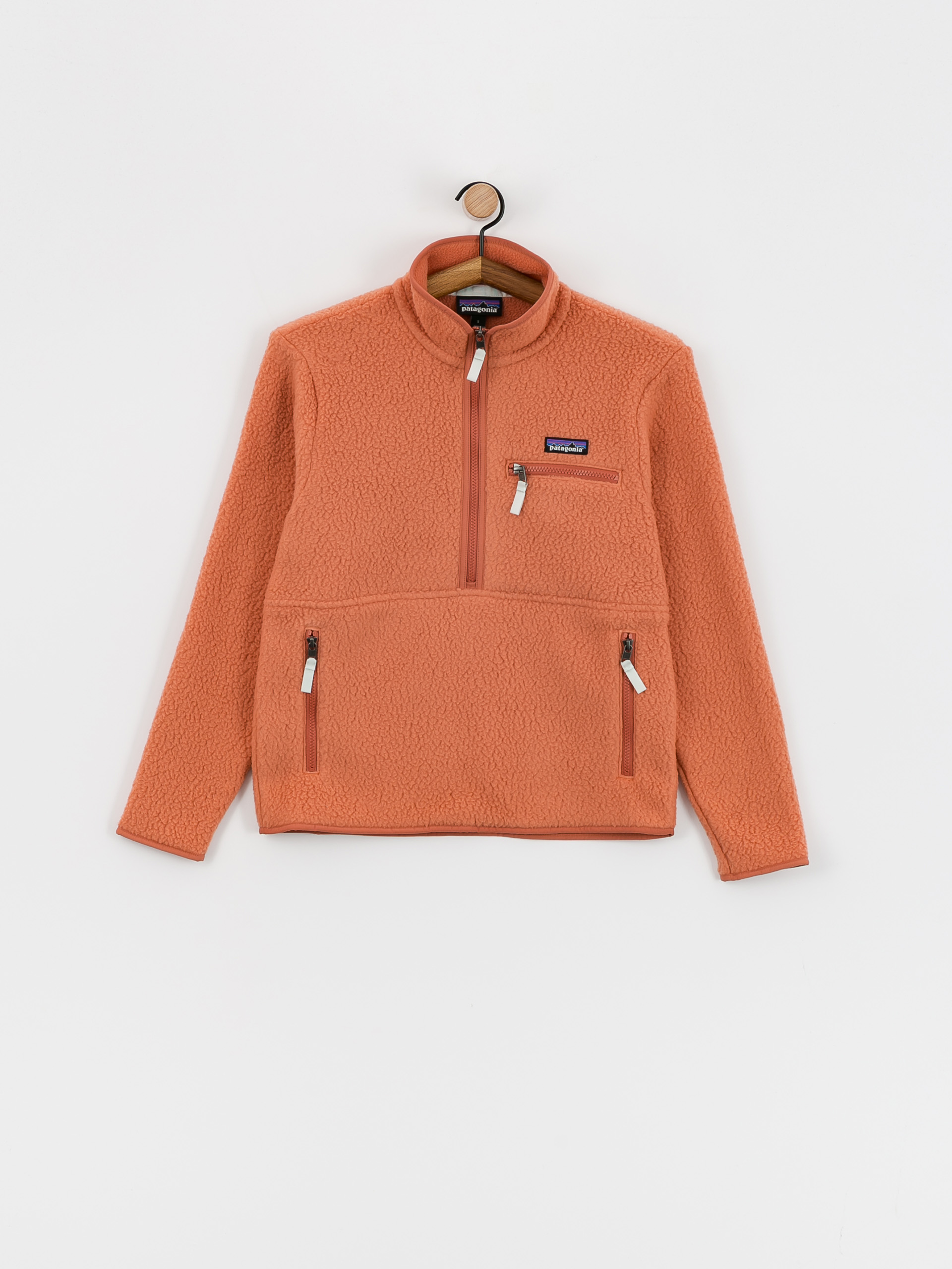 Damen Patagonia Retro Pile Marsupial Fleece Jacke (sienna clay)