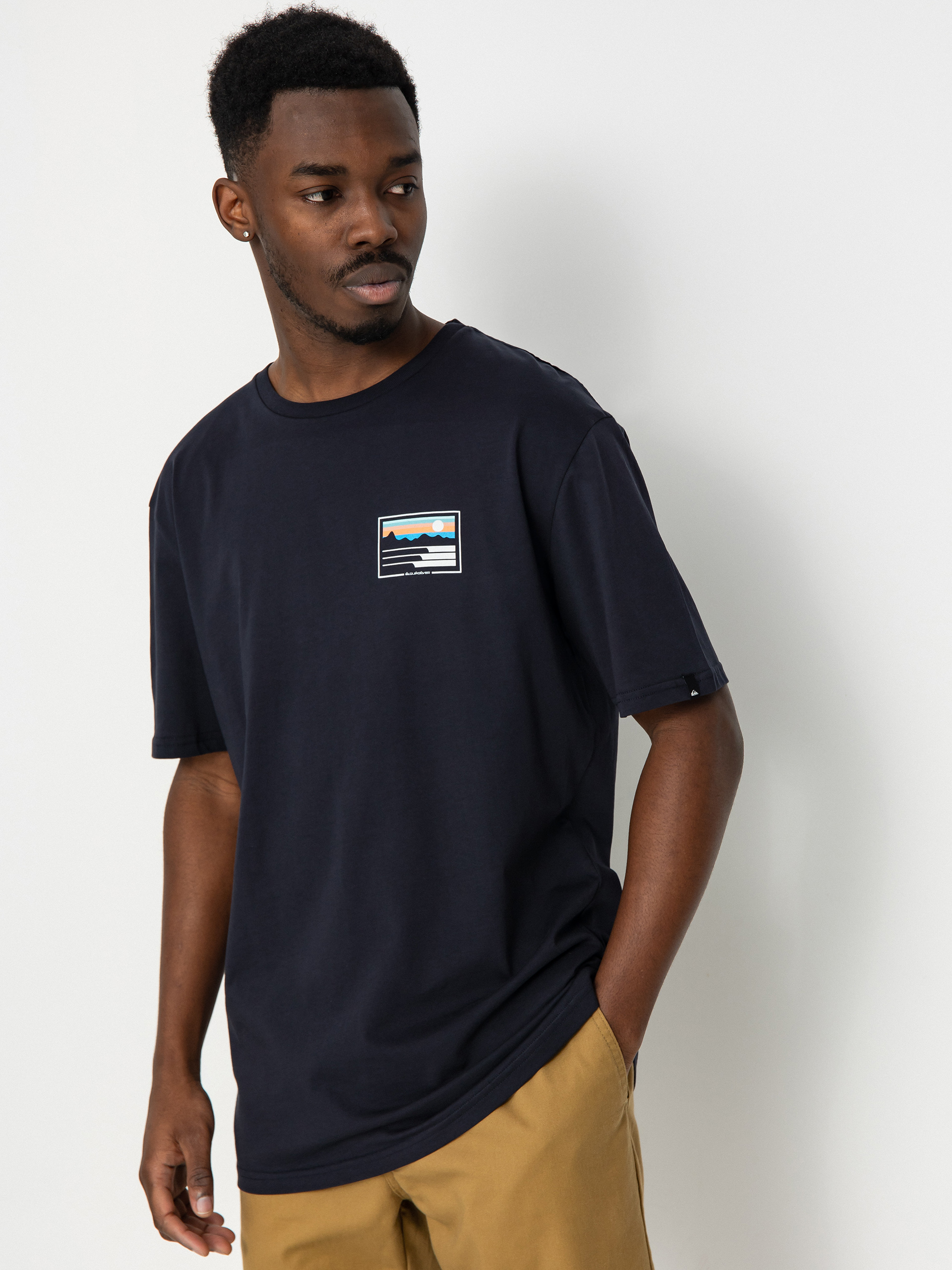 Quiksilver Land And Sea T-Shirt (dark navy)