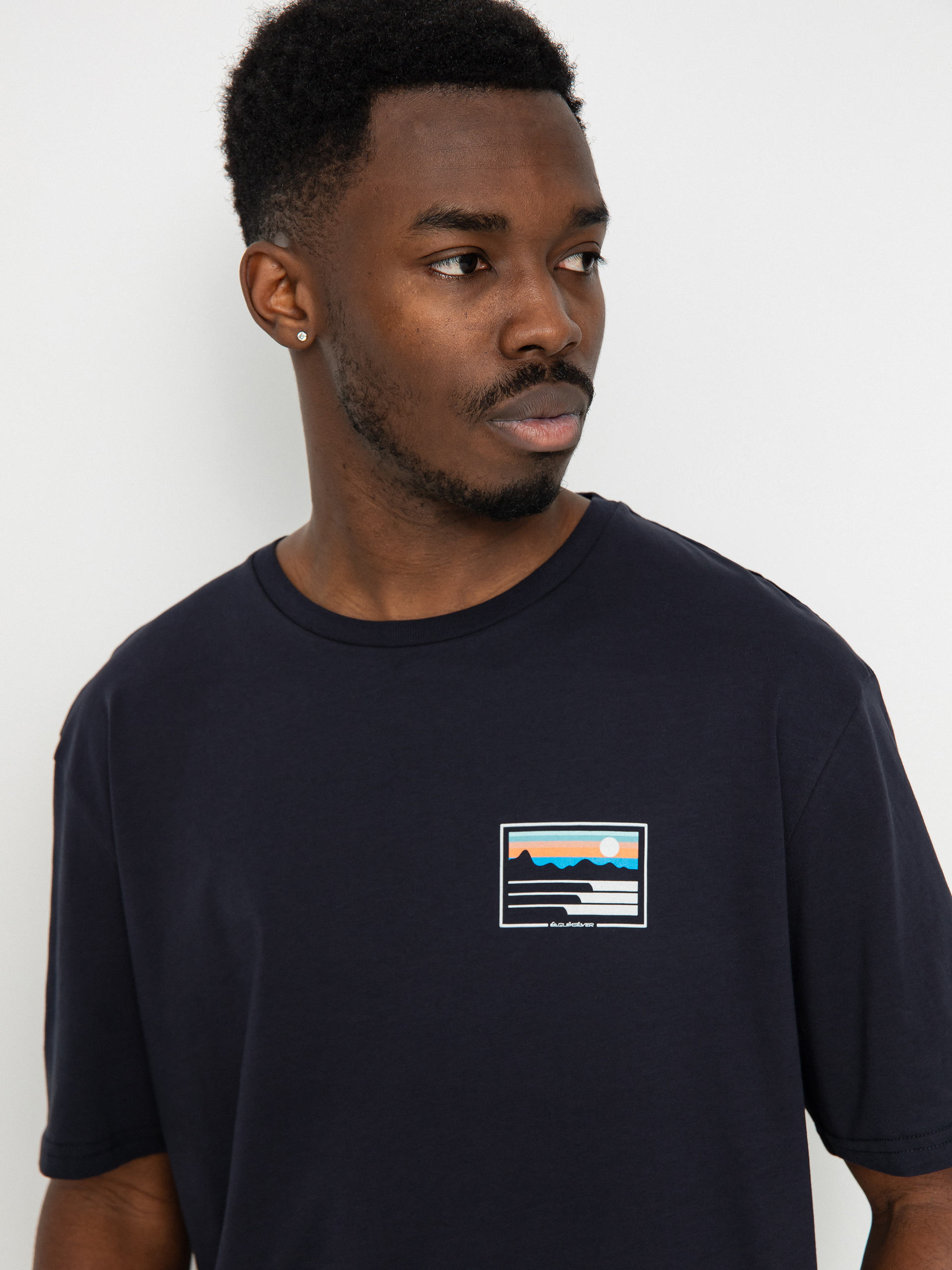 Quiksilver Land And Sea T-Shirt (dark navy)