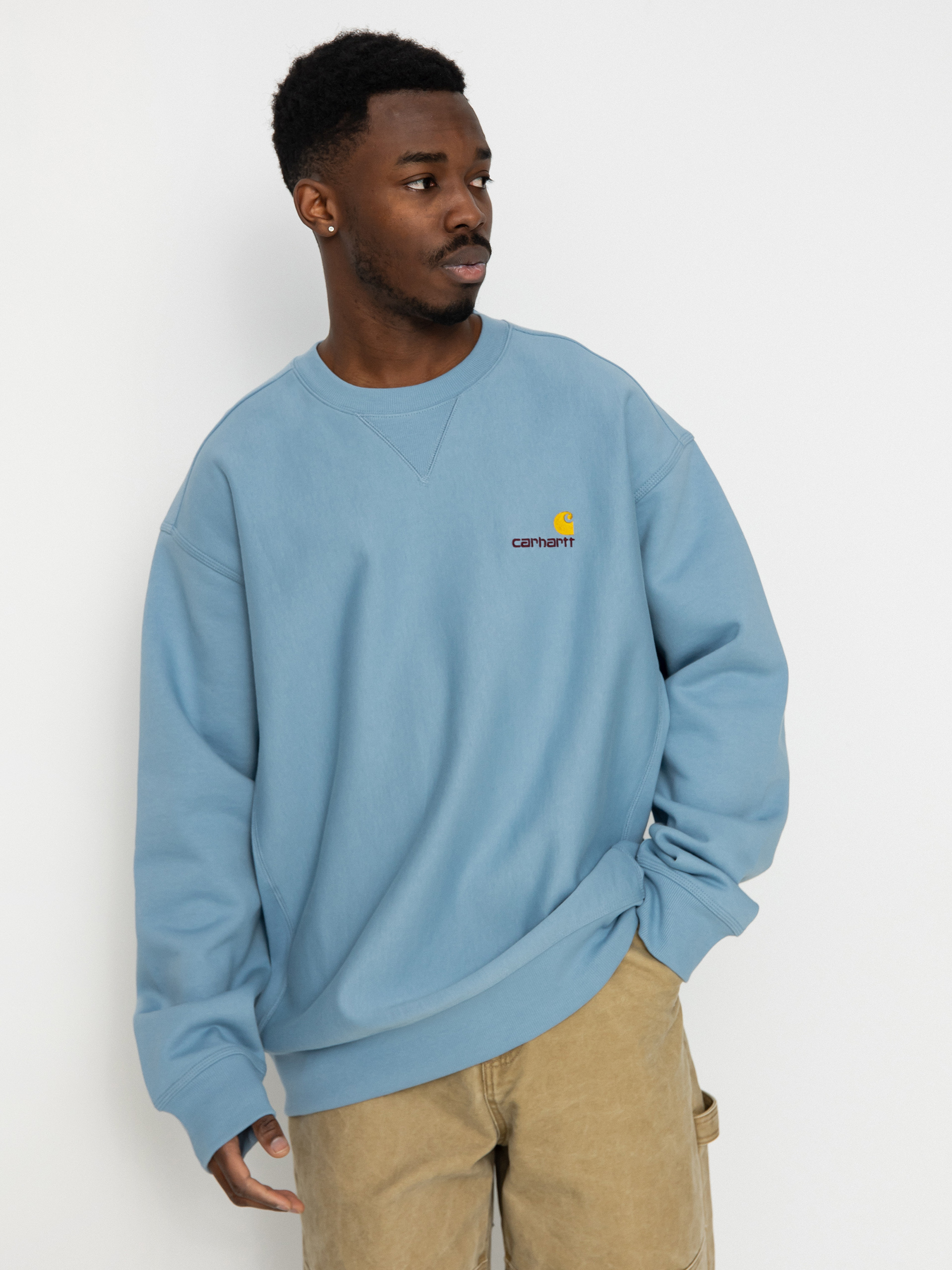 Carhartt american cheap script sweatshirt