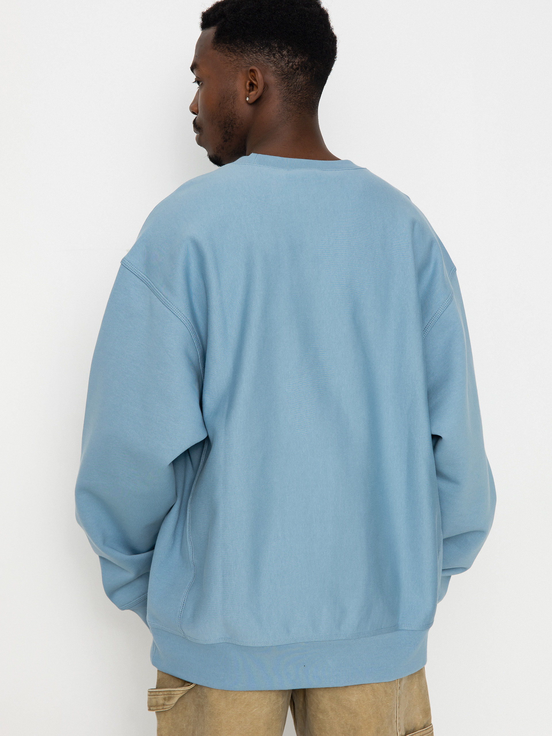 Carhartt WIP American Script Sweatshirt (frosted blue)