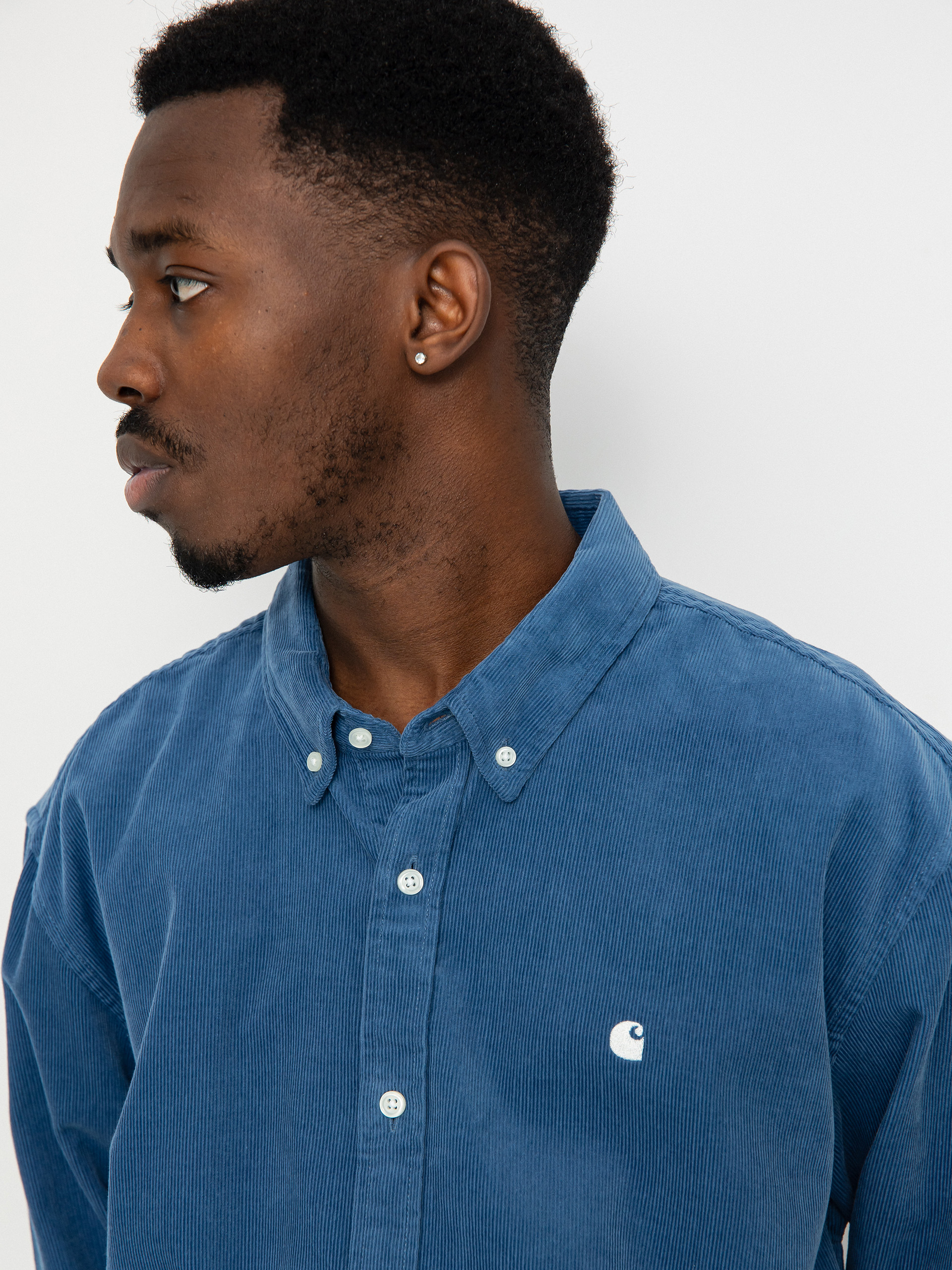 Carhartt WIP Madison Fine Cord Hemd (sorrent/wax)