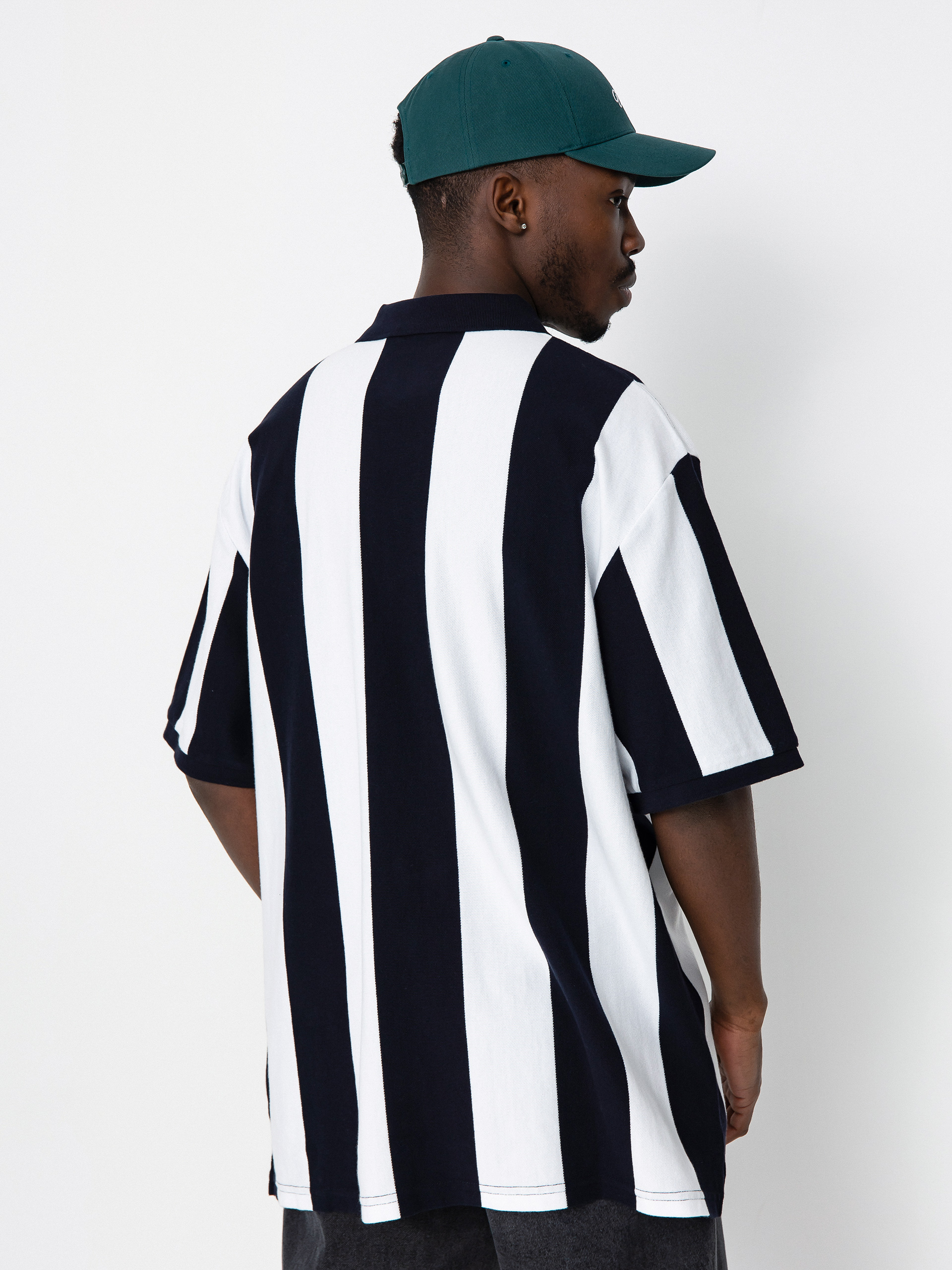 Carhartt WIP Hinton Polo t-shirt (hinton stripe/dark navy)