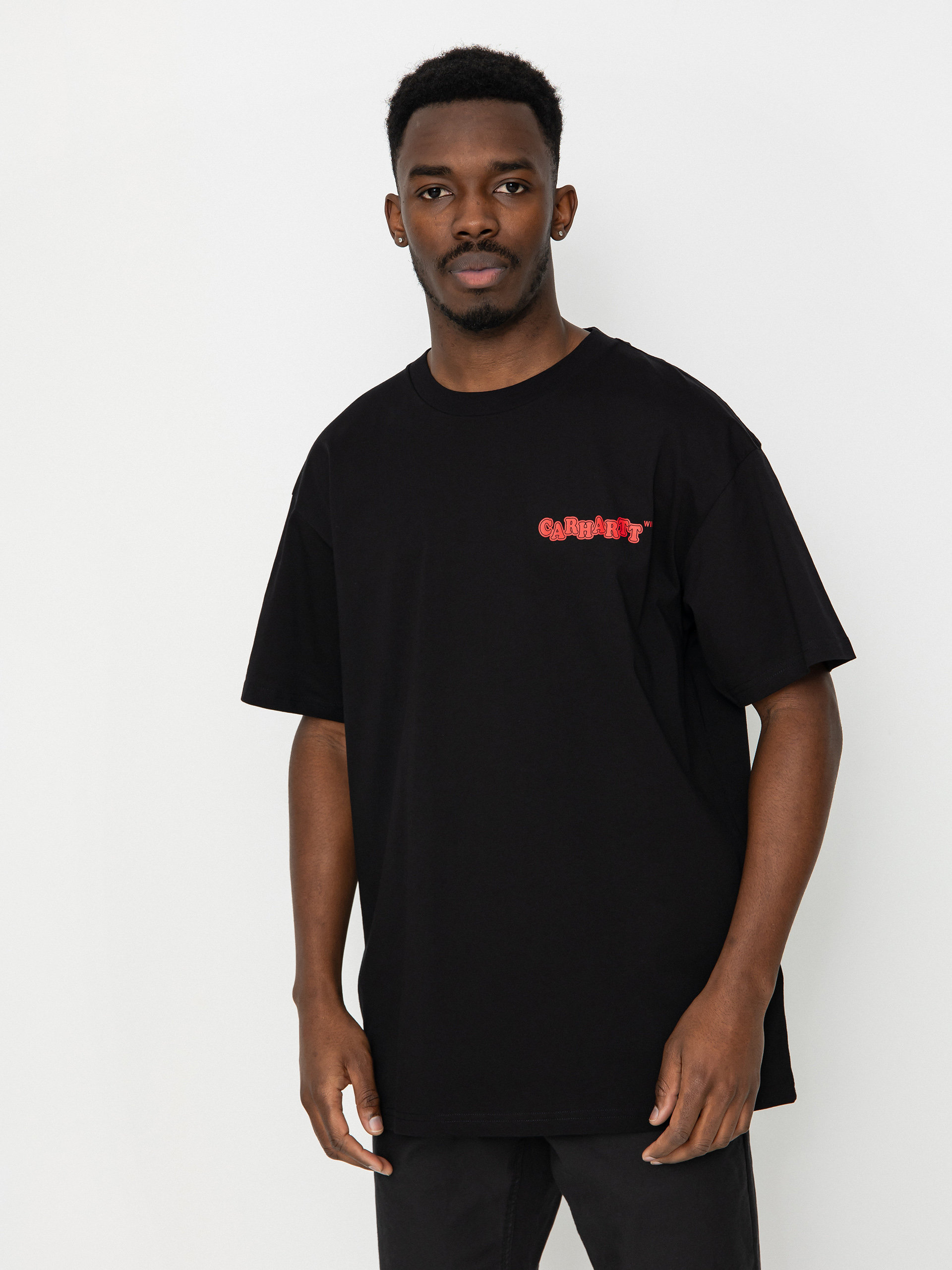 Carhartt WIP Fast Food T-shirt (black/red)