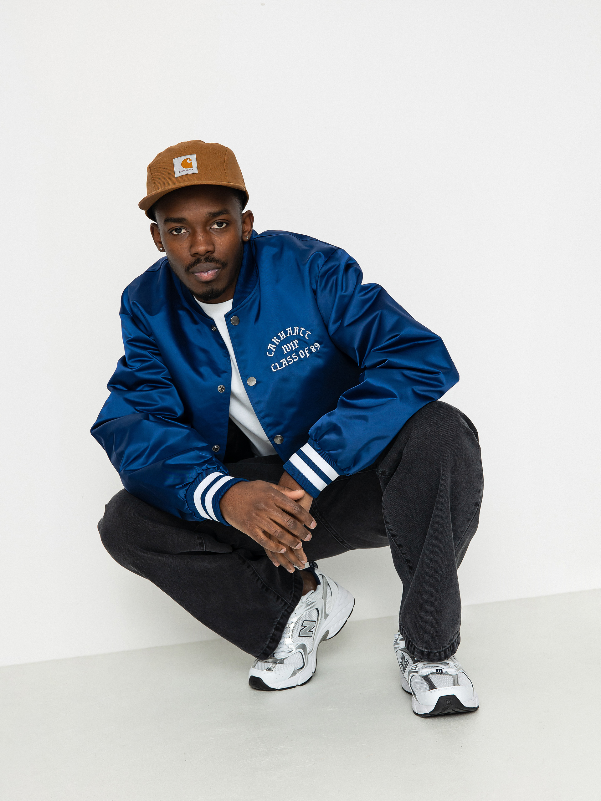 Carhartt WIP Class of 89 Bomber Jacket (elder/white)