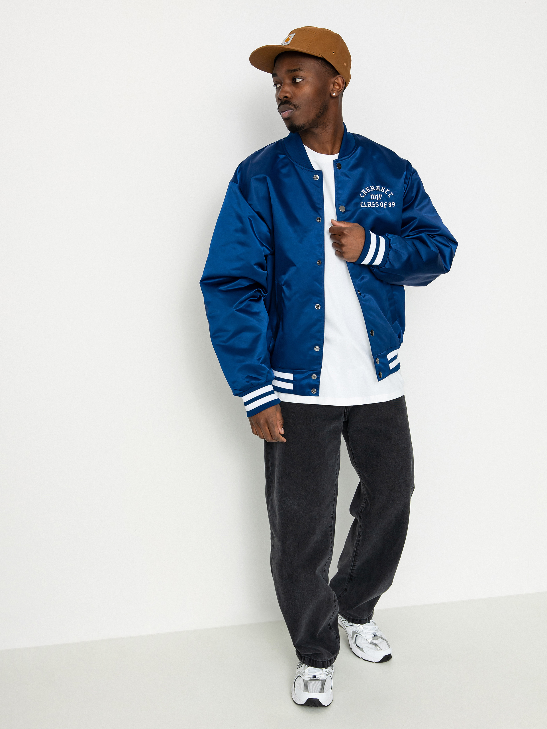 Carhartt WIP Class of 89 Bomber Jacket (elder/white)