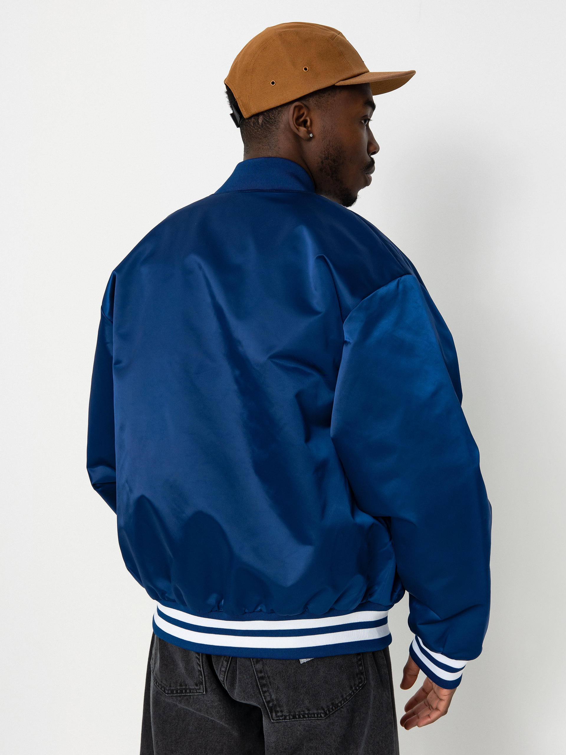 Carhartt WIP Class of 89 Bomber Jacket - blue (elder/white)