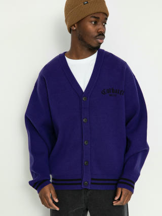 Carhartt WIP Onyx Cardigan Sweater (tyrian/black)