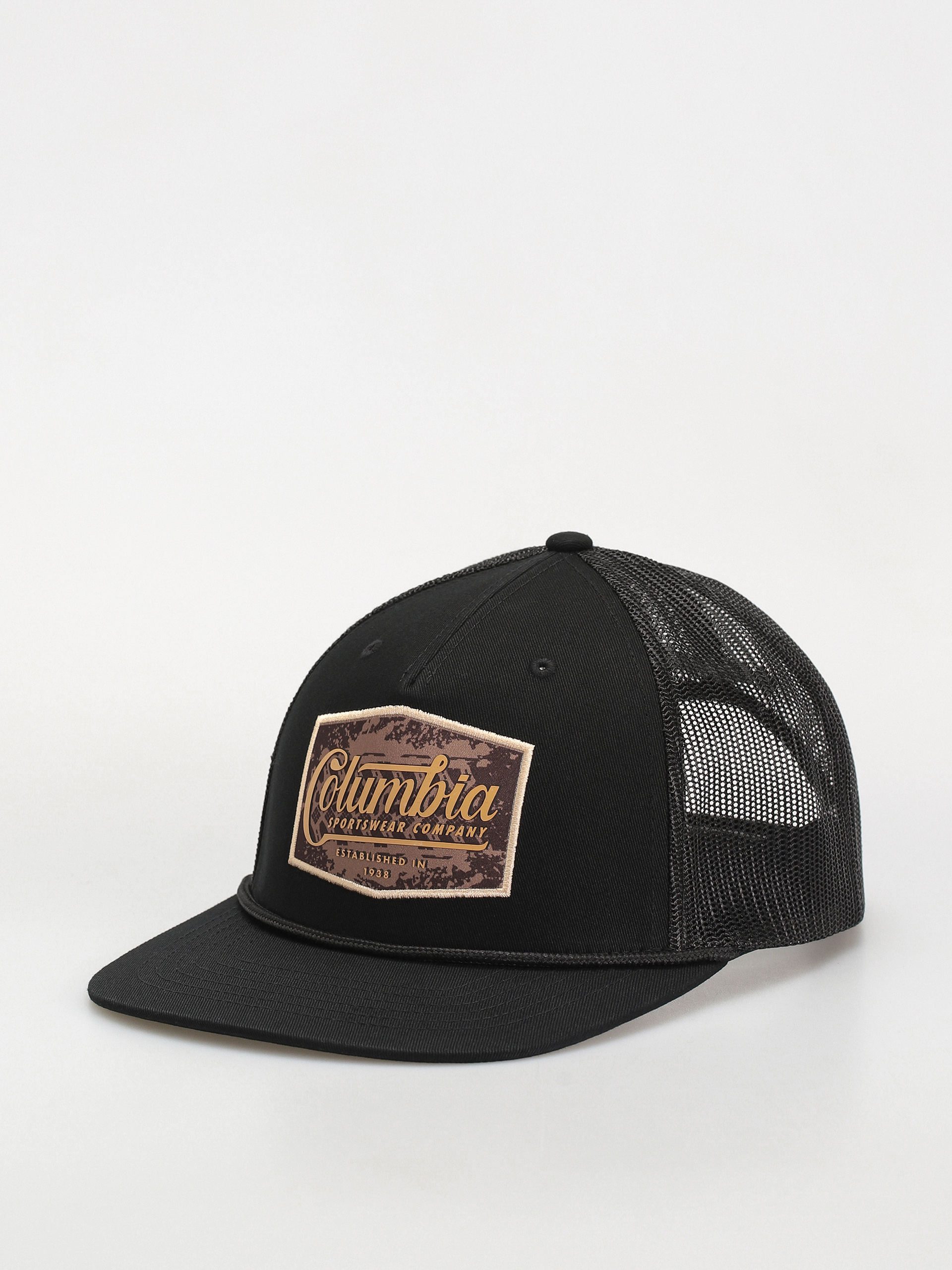 Columbia Flat Brim Snap Back Cap (black/landroamer)