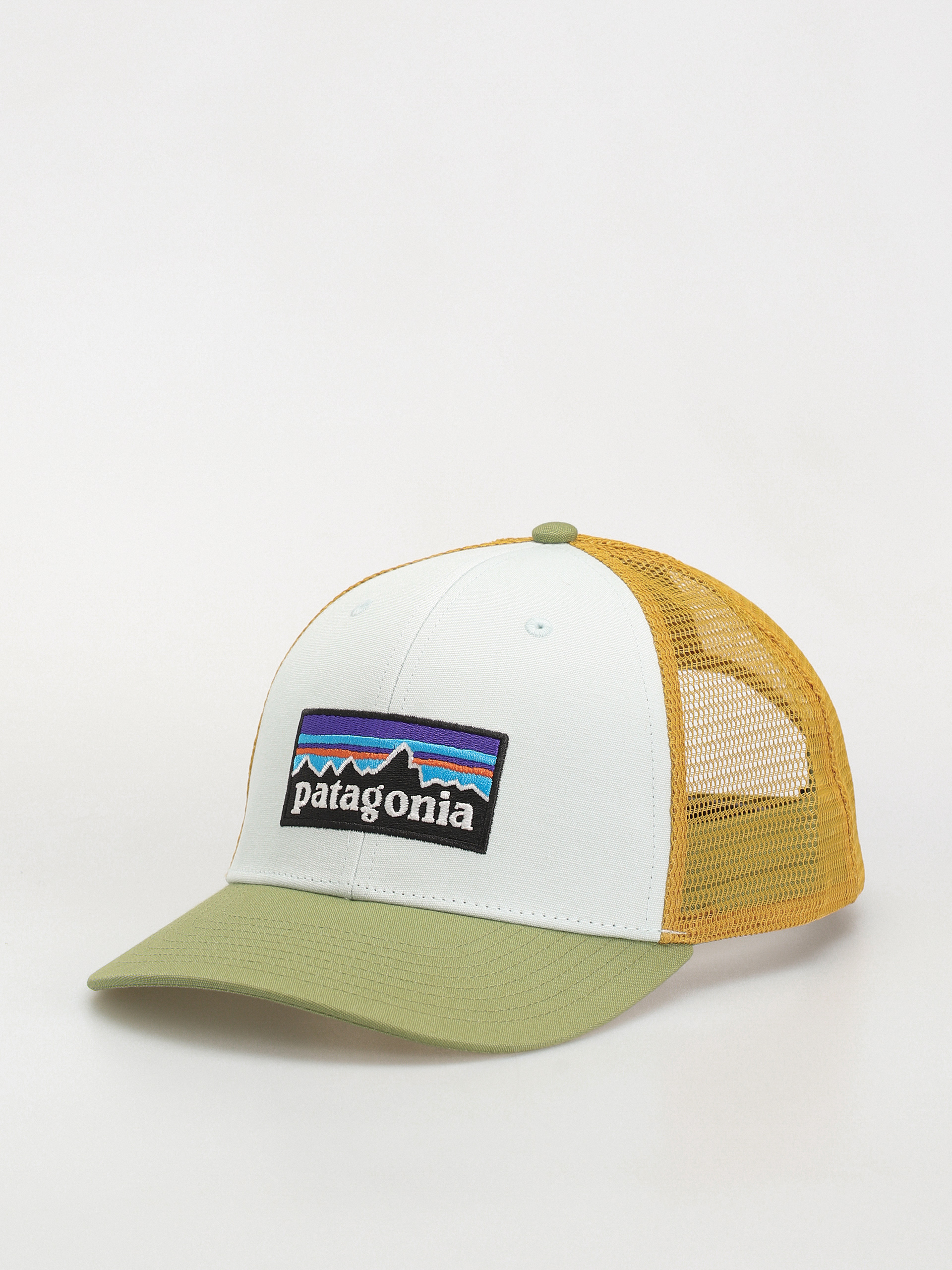 Patagonia P-6 Logo Trucker Cap (wispy green)