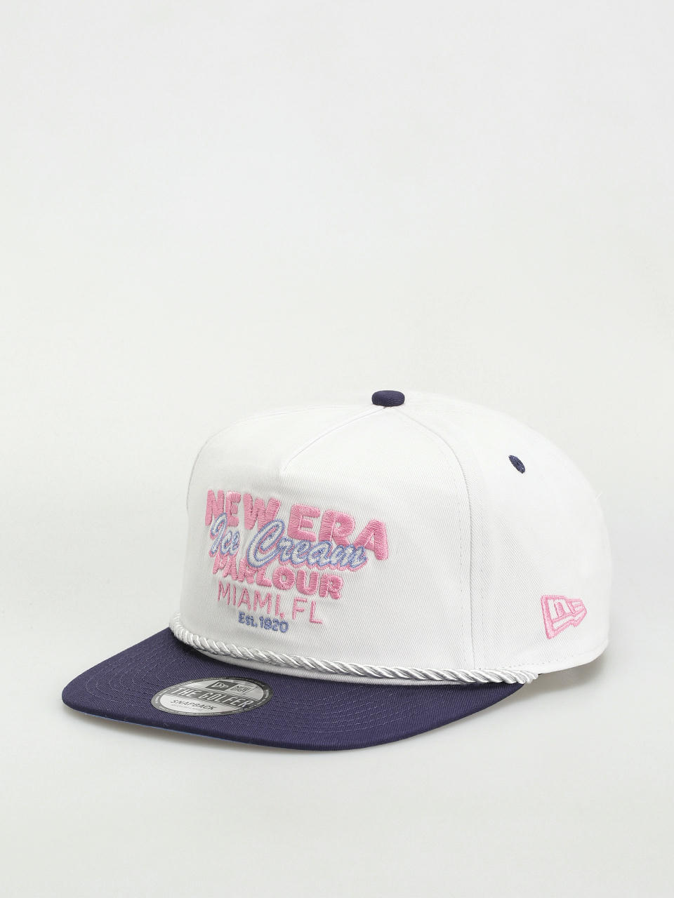 New Era Graphic Golfer Cap (white/navy)