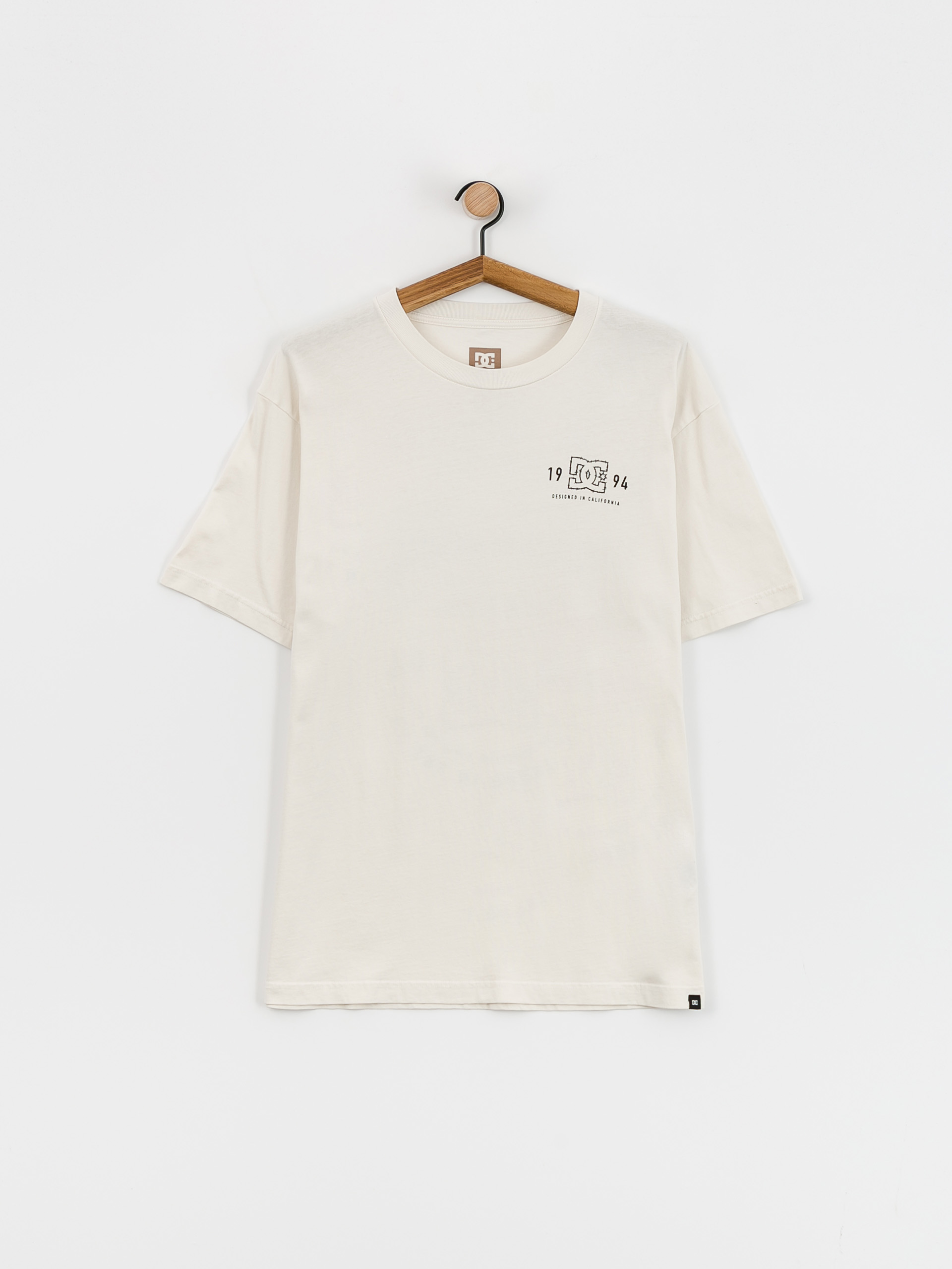 DC High Rise T-Shirt (lily white acid wash)