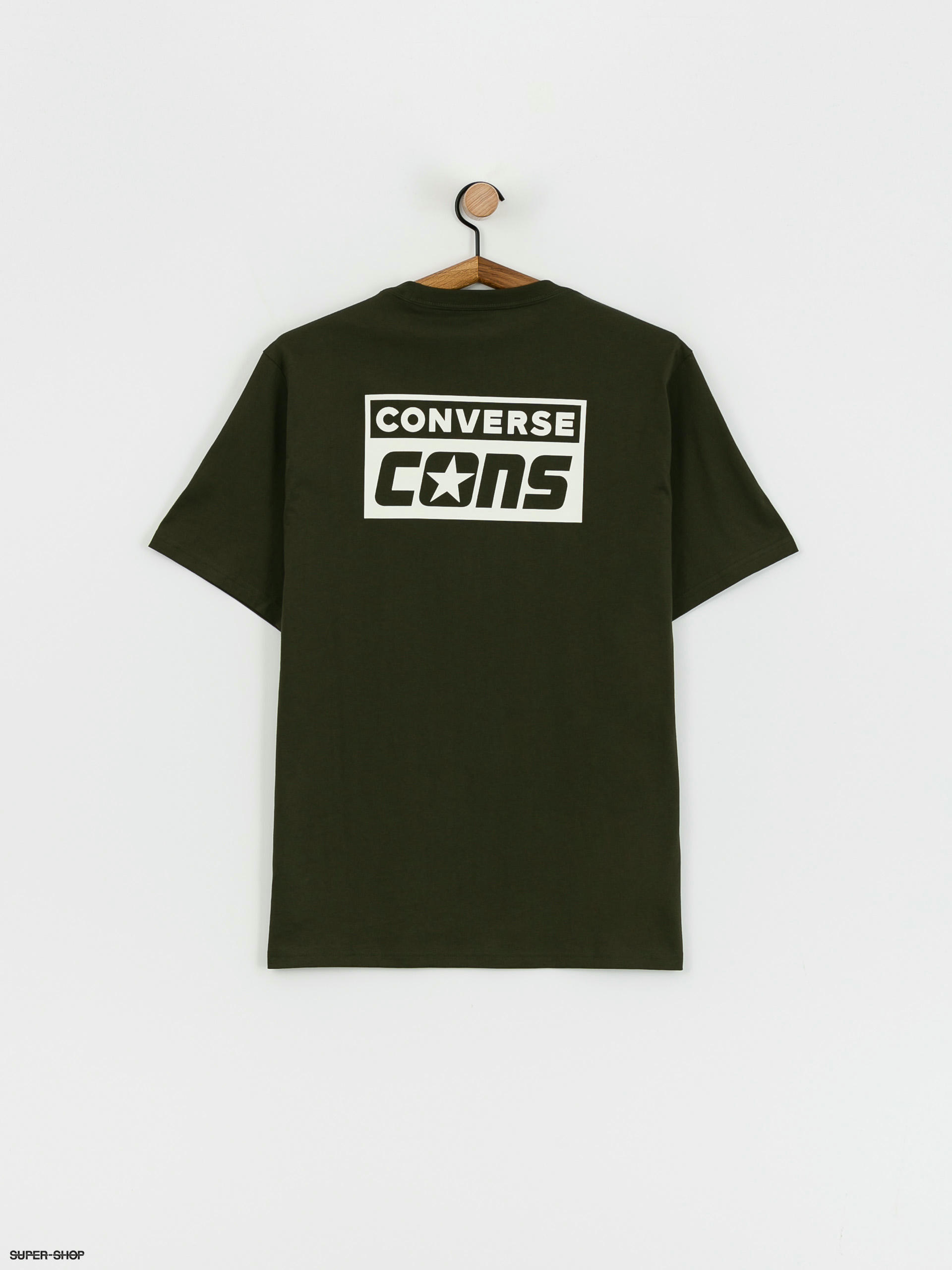 Green converse shirt online