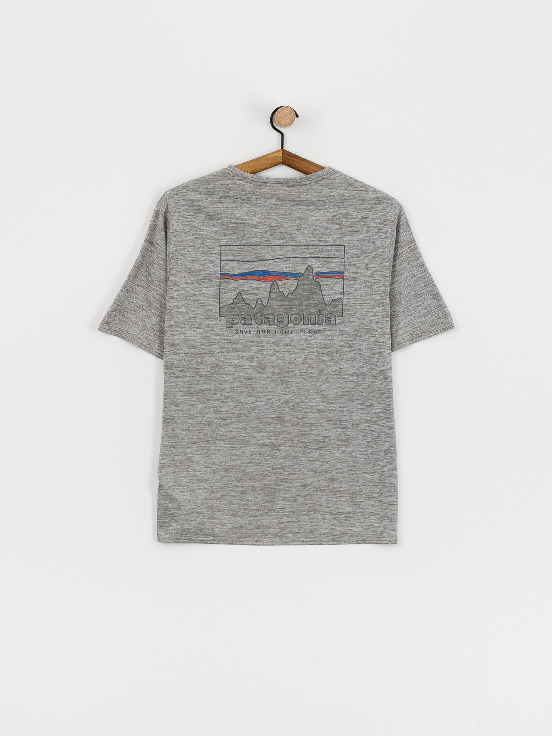 Patagonia T-Shirt Cap Cool Daily Graphic (73 skyline feather grey)