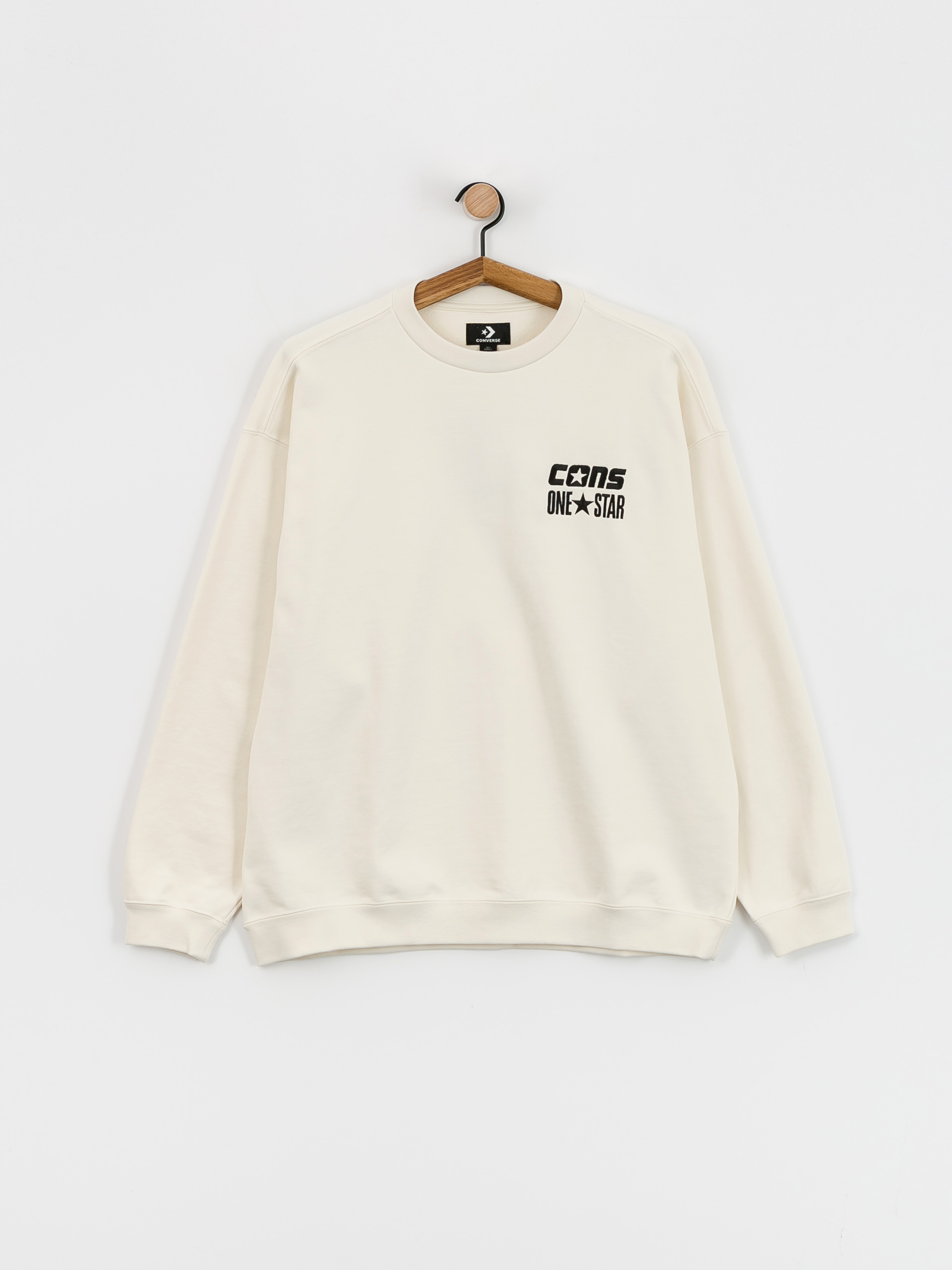 Converse Sweatshirt Cons One Star (khaki/off white)