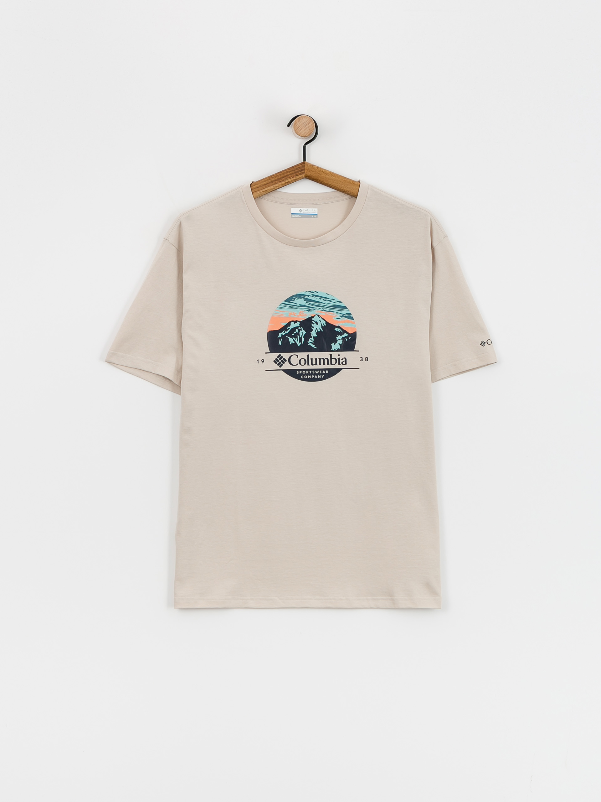 Columbia T-Shirt Path Lake II (dark stone/scoped view)