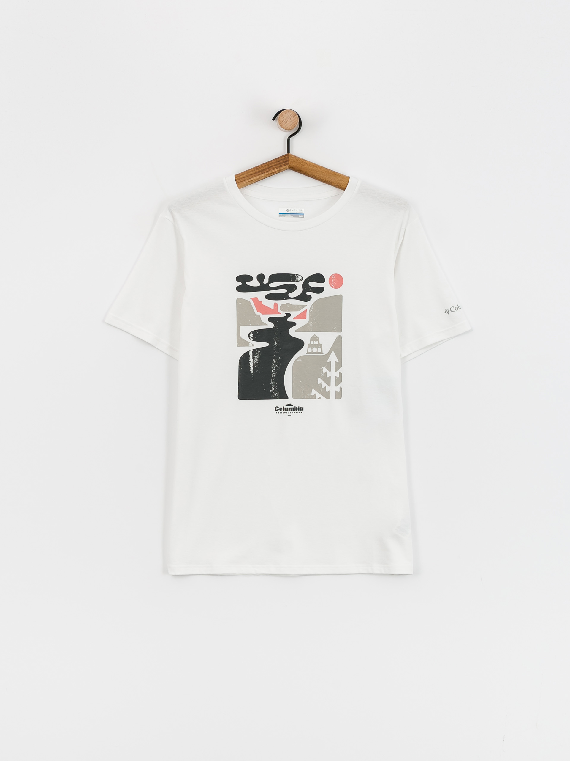 Columbia T-Shirt Sun Trek - white (white/simple gorge)