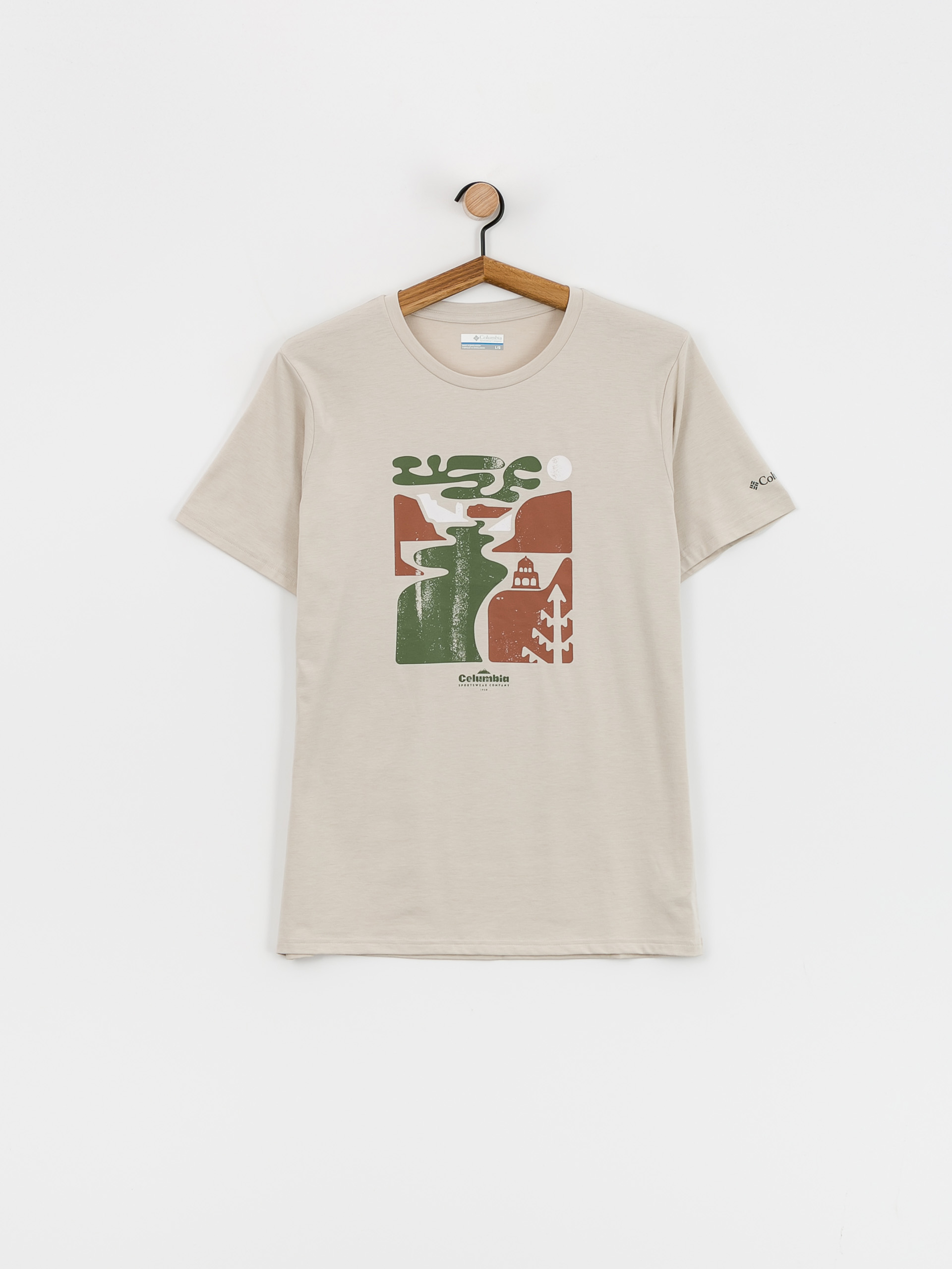 Columbia Sun Trek T-Shirt (dark stone/simple gorge)