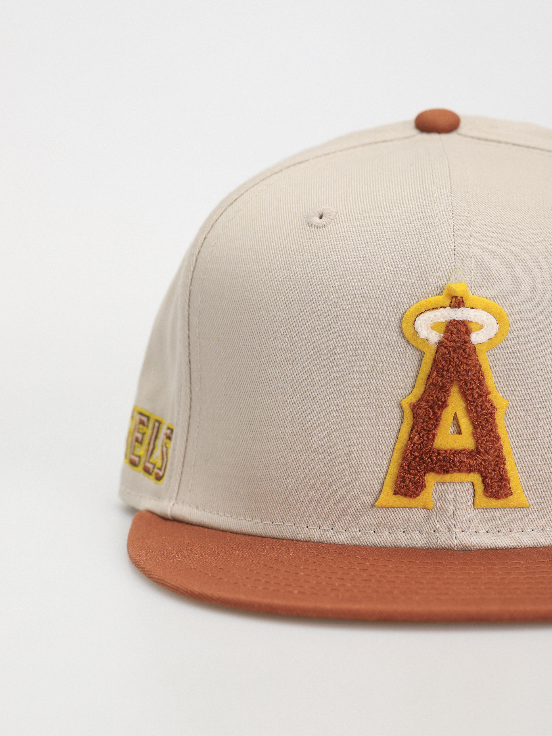 New Era Cap Boucle 59Fifty Anaheim Angels (stone/brown)